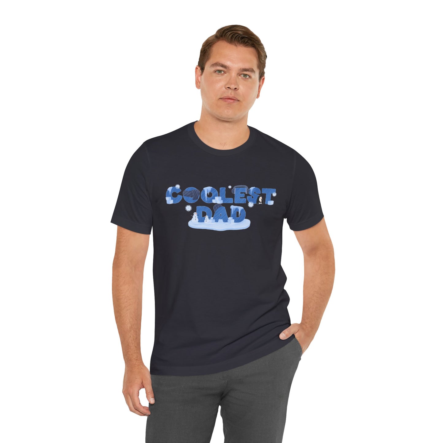Dad/ Coolest Dad Unisex Jersey Short Sleeve Tee