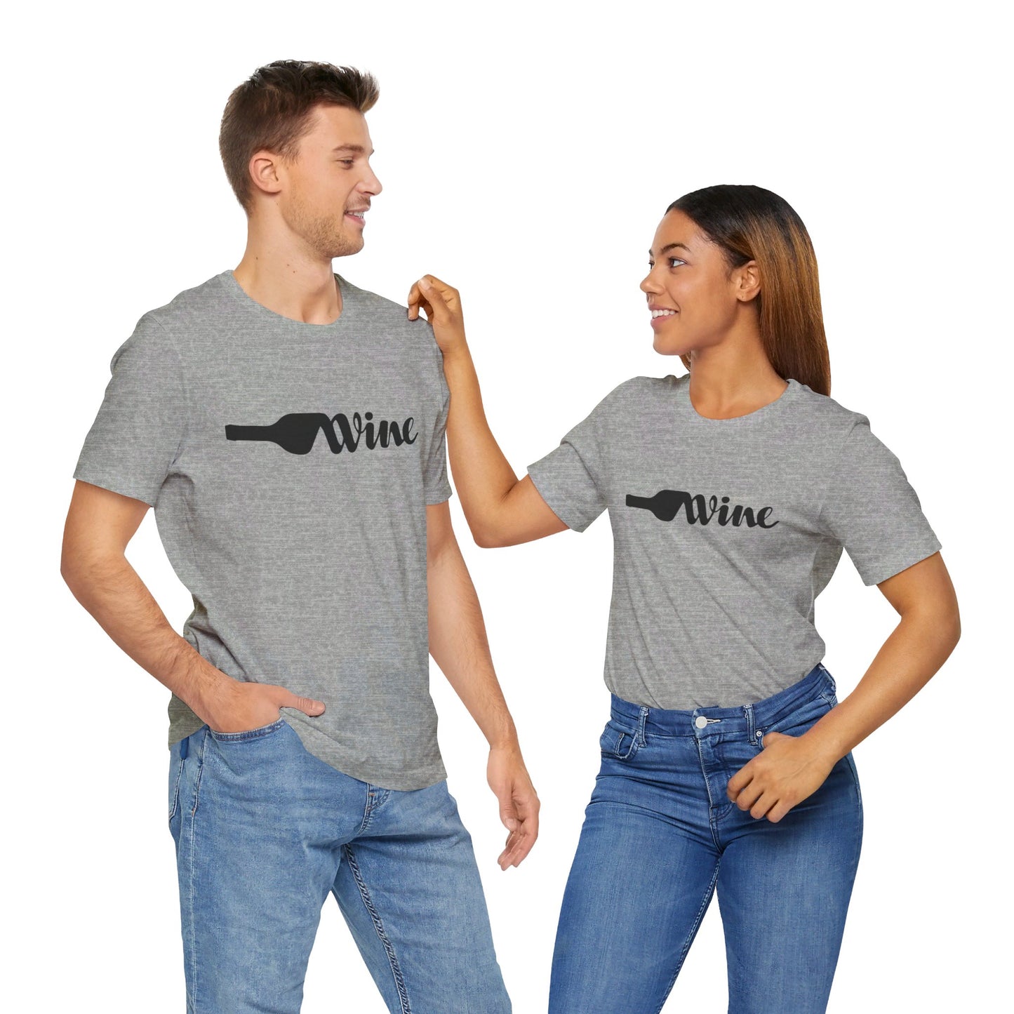 Wine Unisex Jersey Short Sleeve Tee