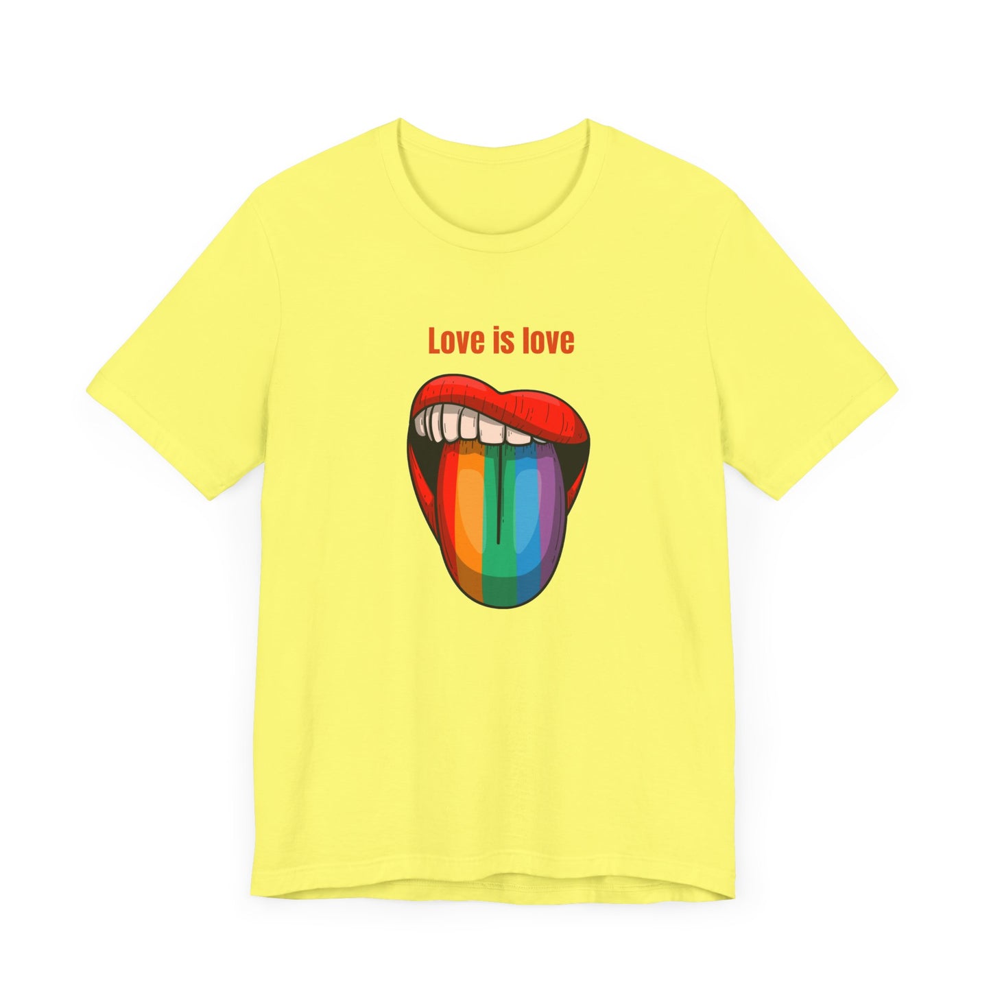 Love Is Love Unisex Jersey Short Sleeve Tee