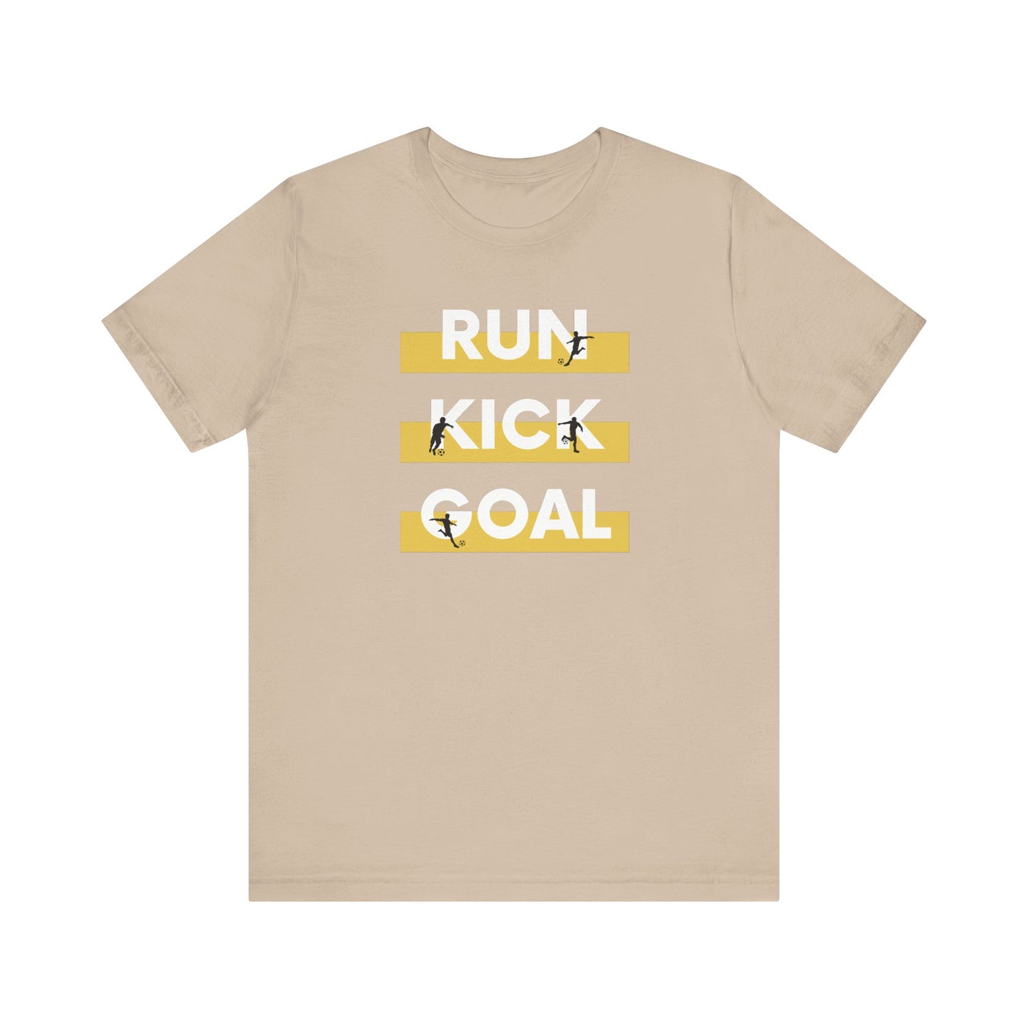 Soccer\ Run Kick Goal Unisex Jersey Short Sleeve Tee