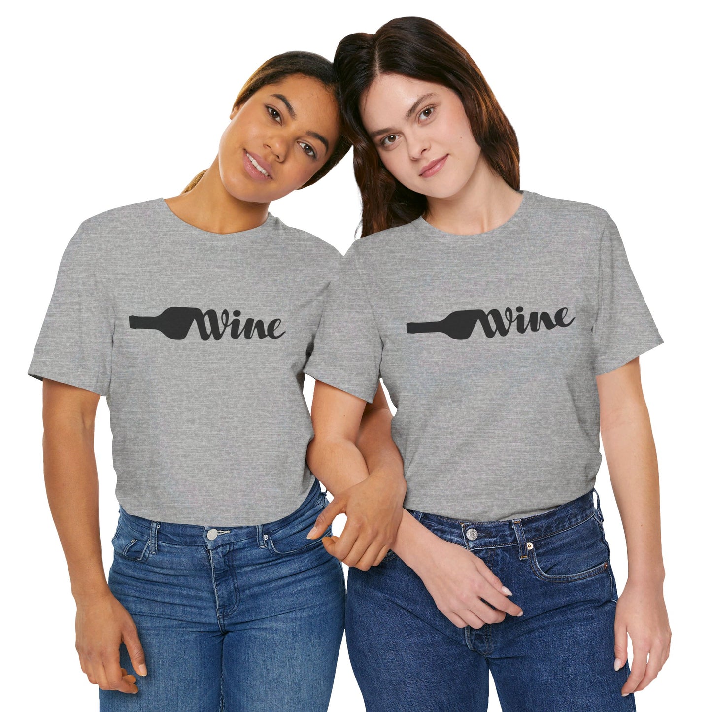 Wine Unisex Jersey Short Sleeve Tee