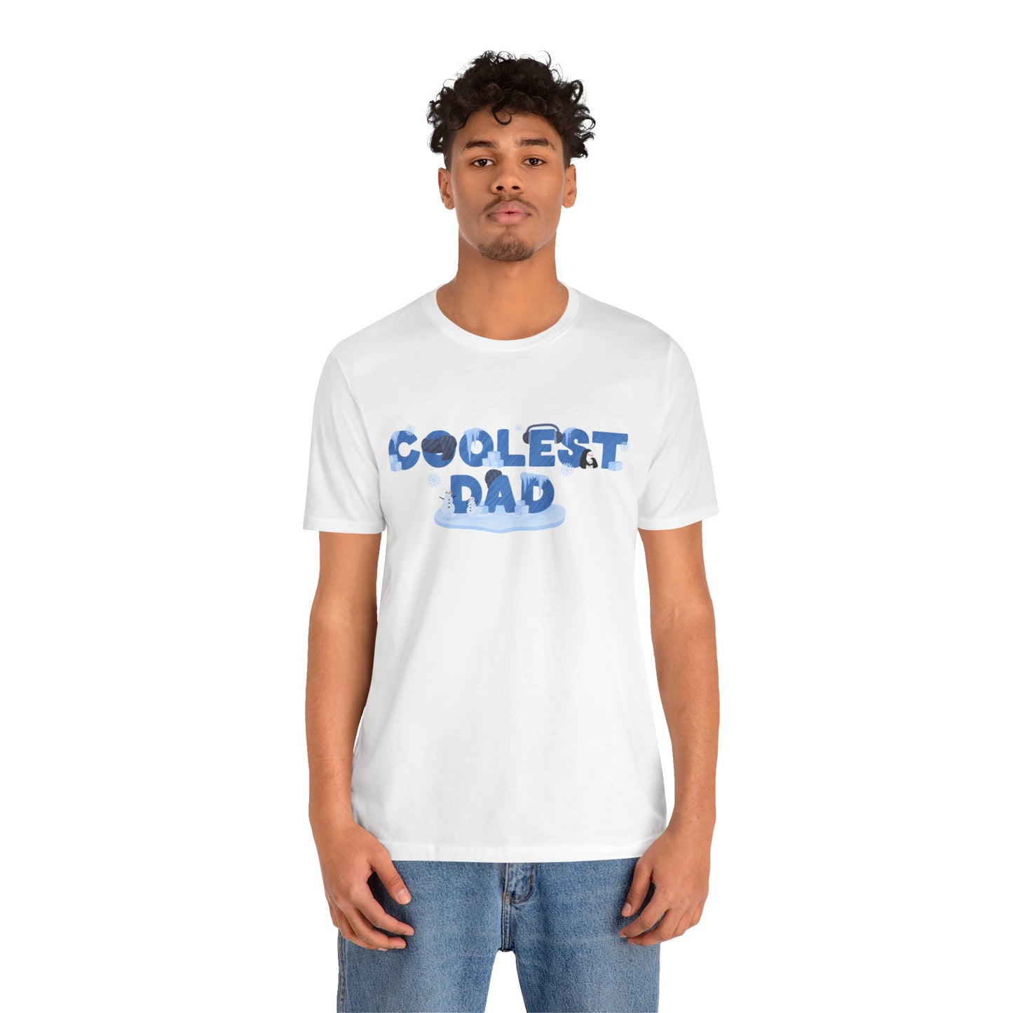 Dad/ Coolest Dad Unisex Jersey Short Sleeve Tee