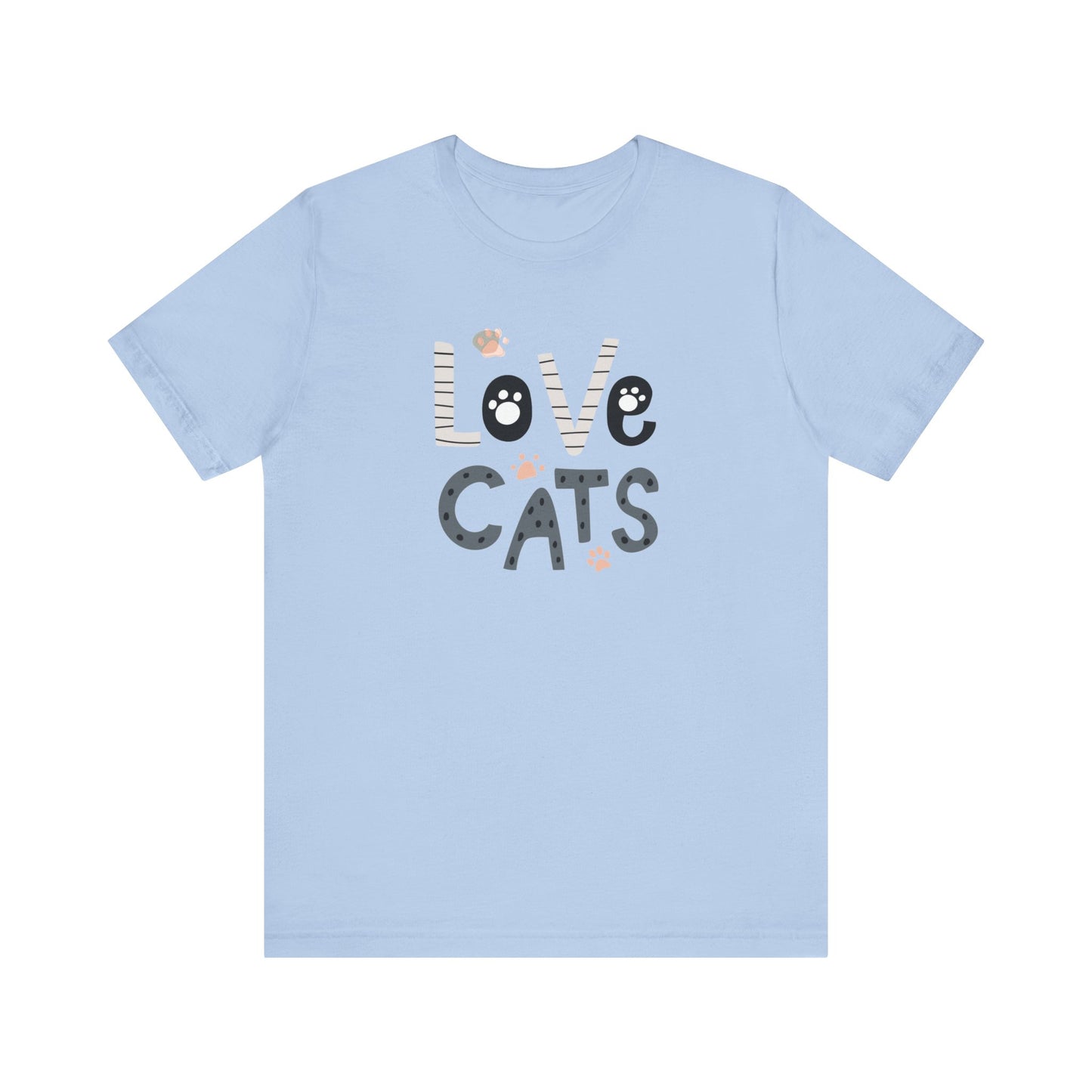 Love Cats Unisex Jersey Short Sleeve Tee