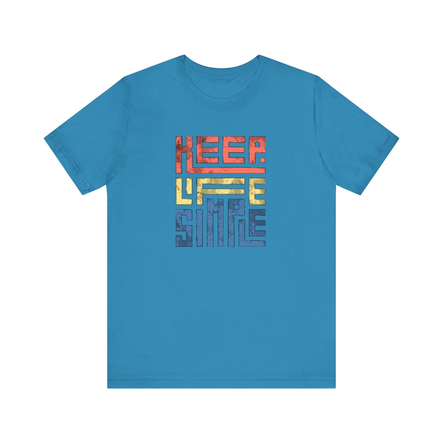 Keep Life Simple Unisex Jersey Short Sleeve Tee