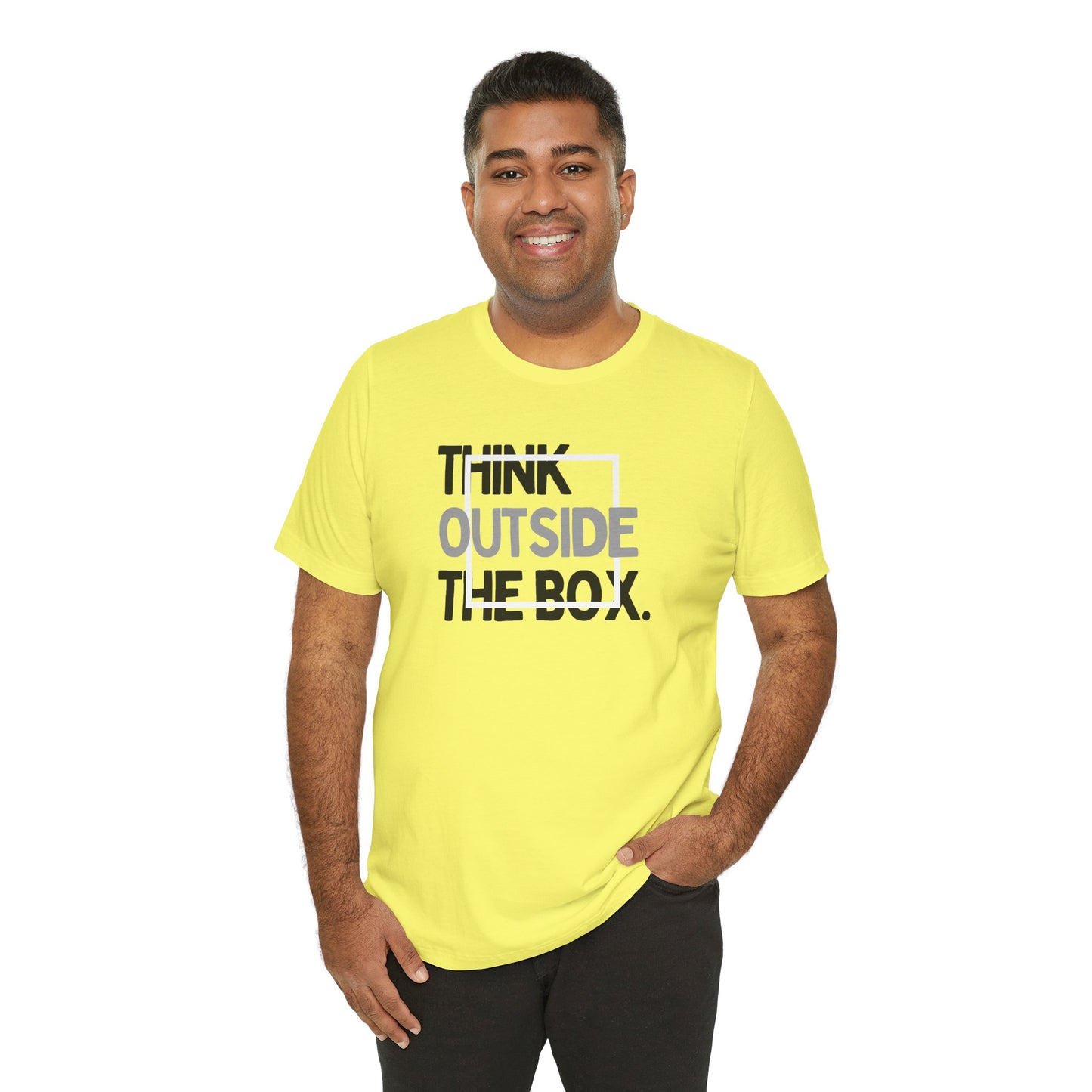 Think Outside the Box Unisex Jersey Short Sleeve Tee