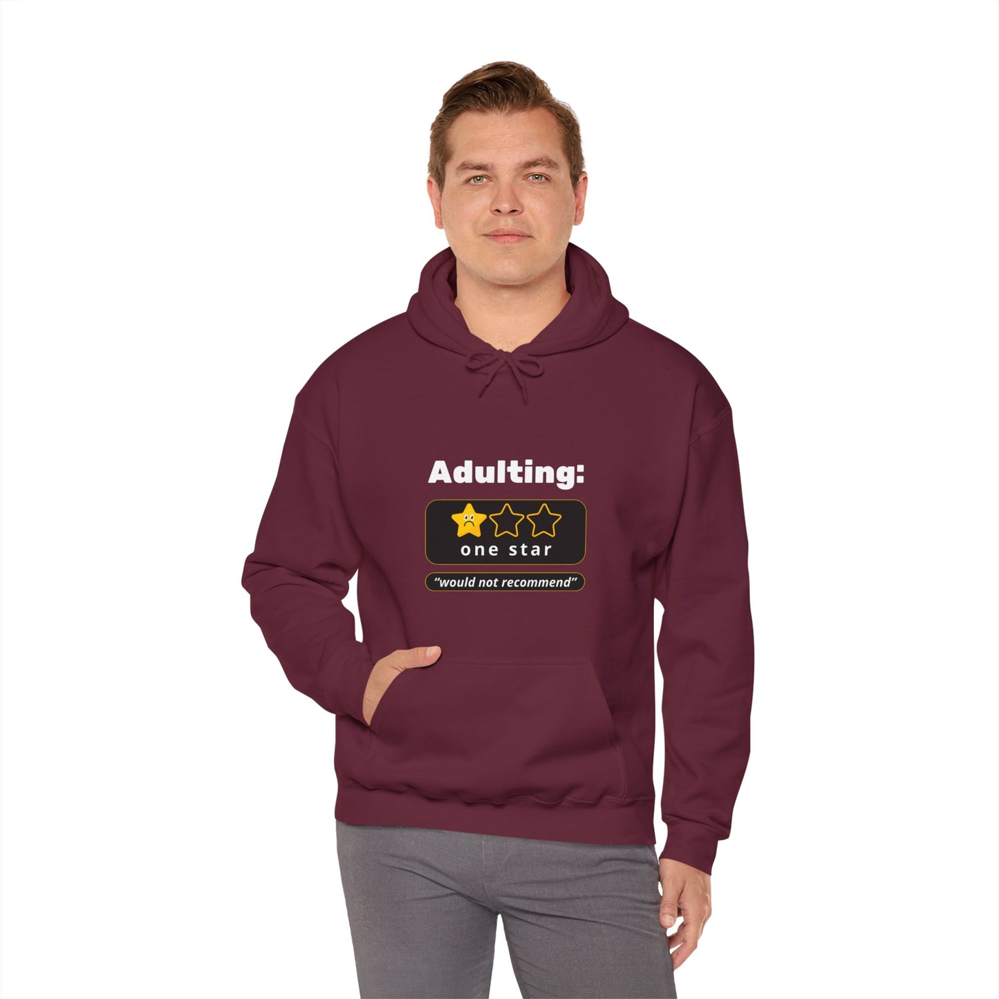 Adulting Unisex Heavy Blend™ Hooded Sweatshirt