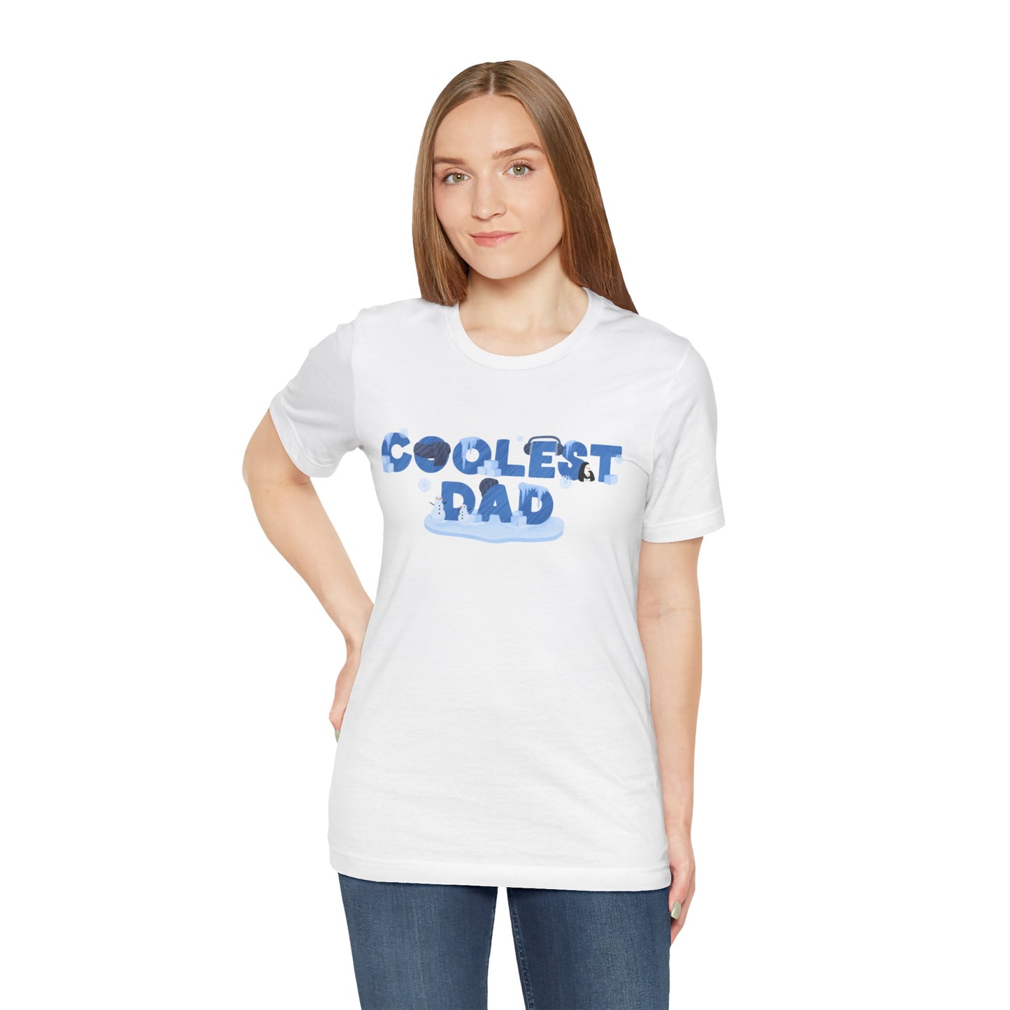 Dad/ Coolest Dad Unisex Jersey Short Sleeve Tee