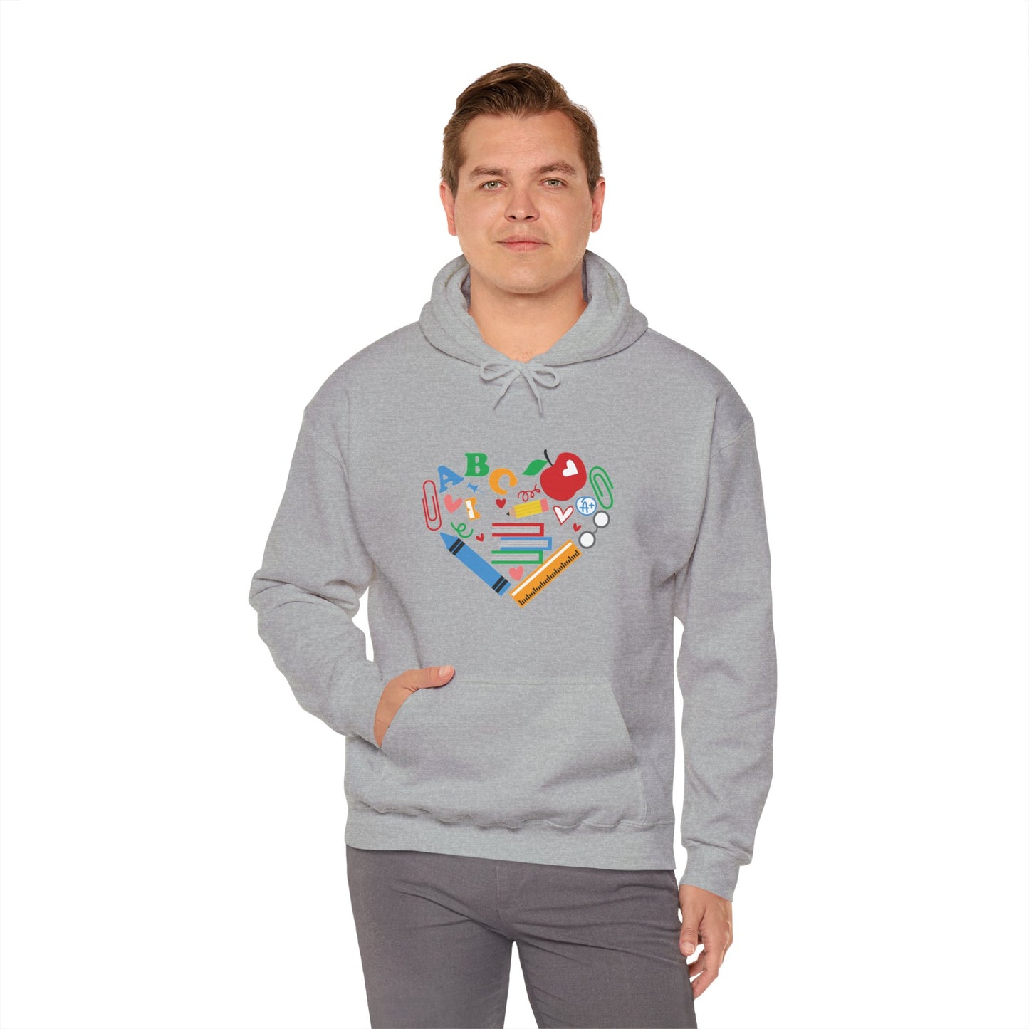 A,B,C, Unisex Heavy Blend™ Hooded Sweatshirt