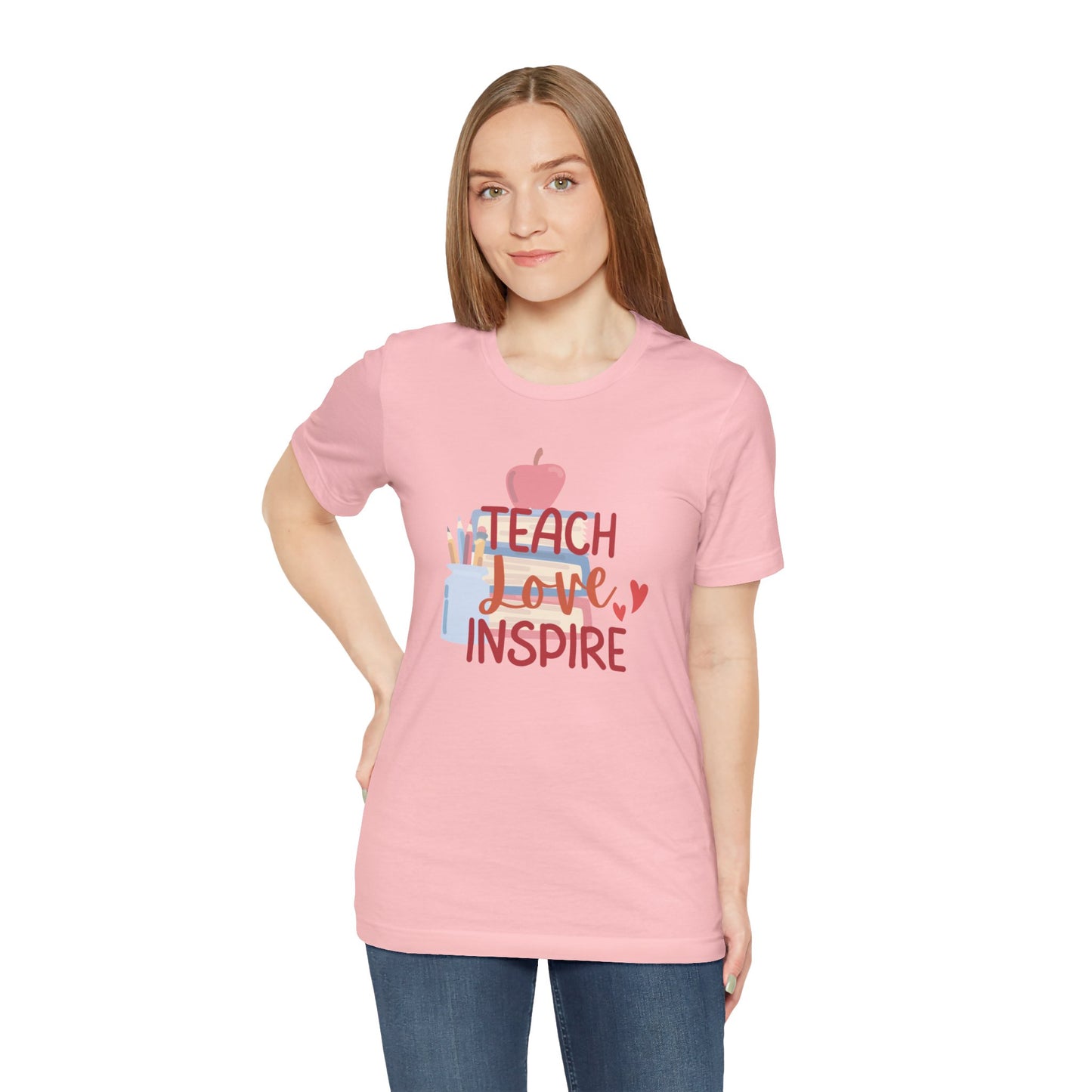 Teach Love Inspire Unisex Jersey Short Sleeve Tee