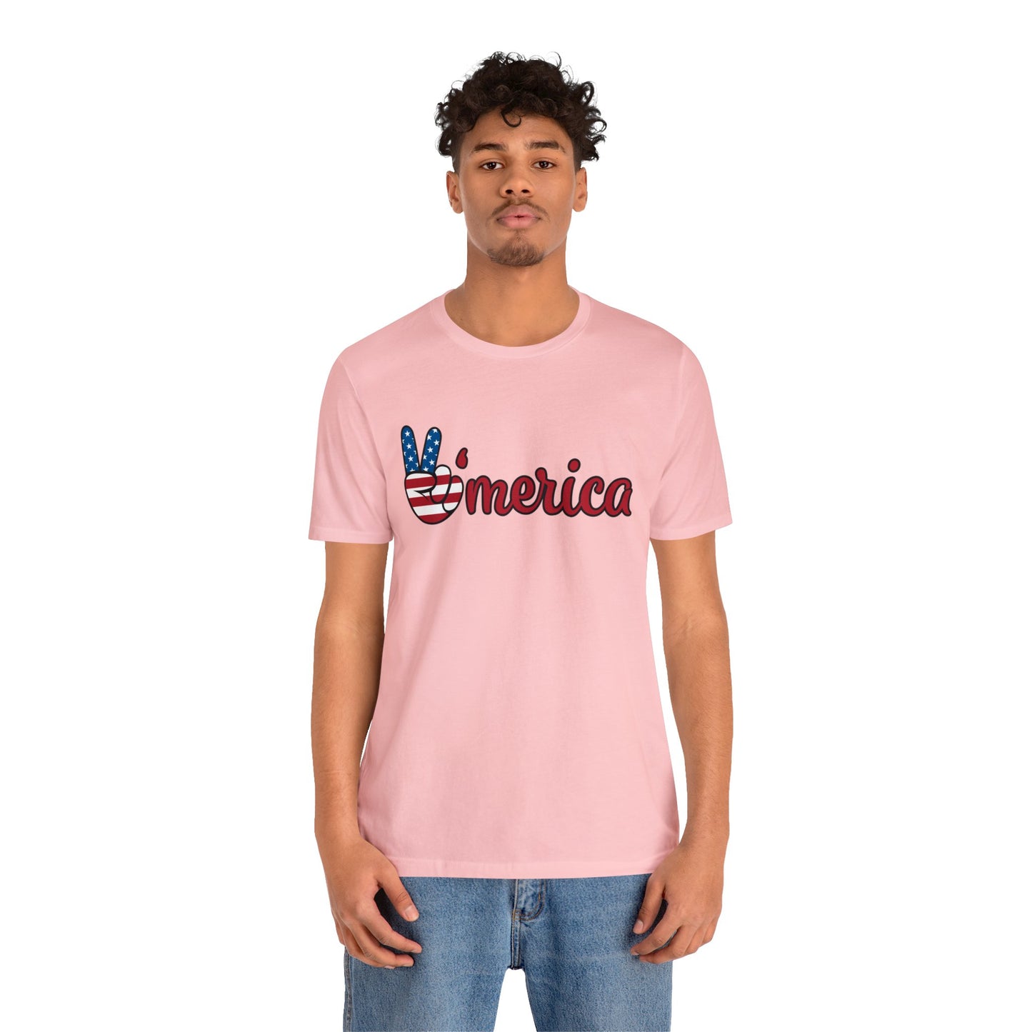 America Unisex Jersey Short Sleeve Tee