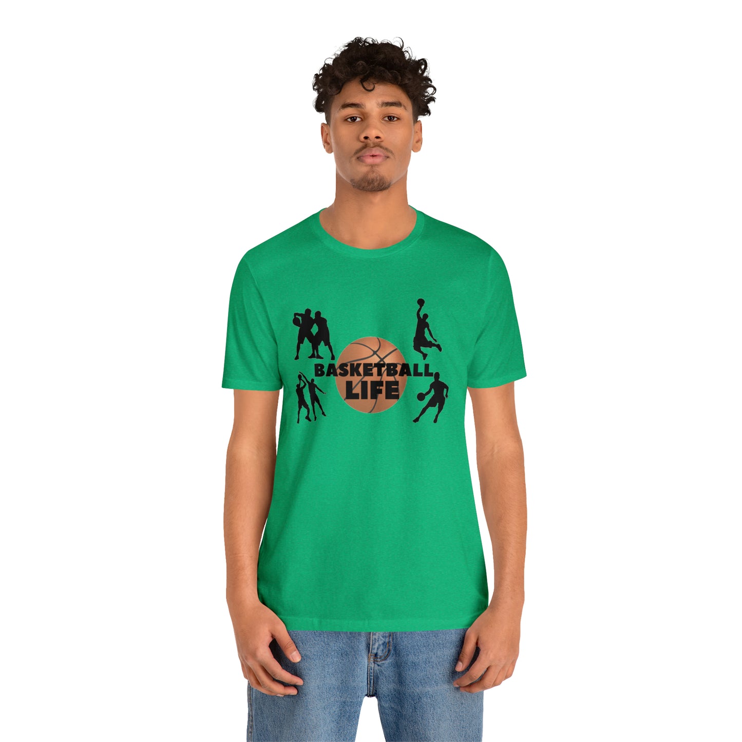 Basketball Life Unisex Jersey Short Sleeve Tee