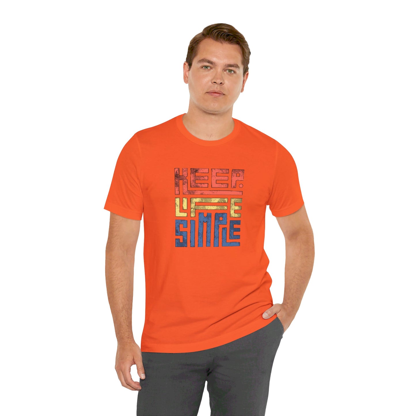 Keep Life Simple Unisex Jersey Short Sleeve Tee