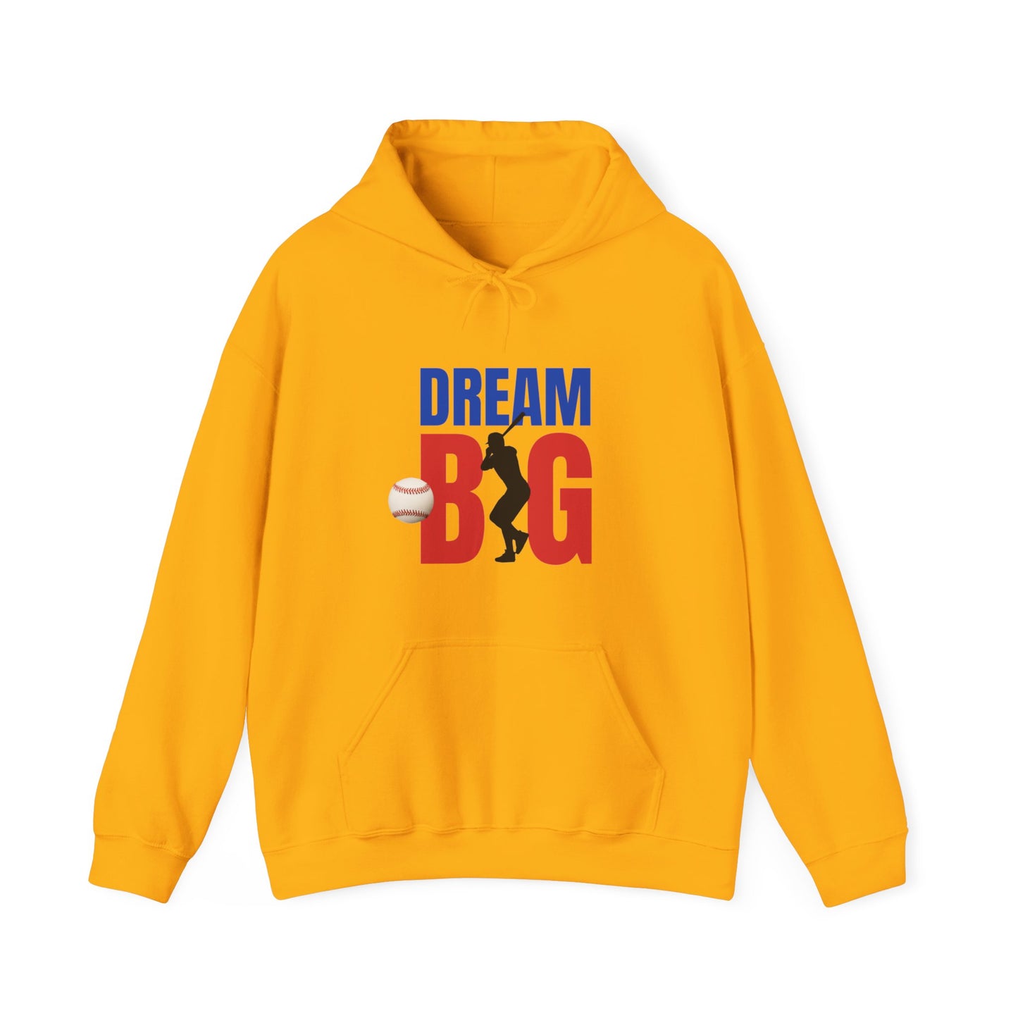 Baseball Dream Big Unisex Heavy Blend™ Hooded Sweatshirt