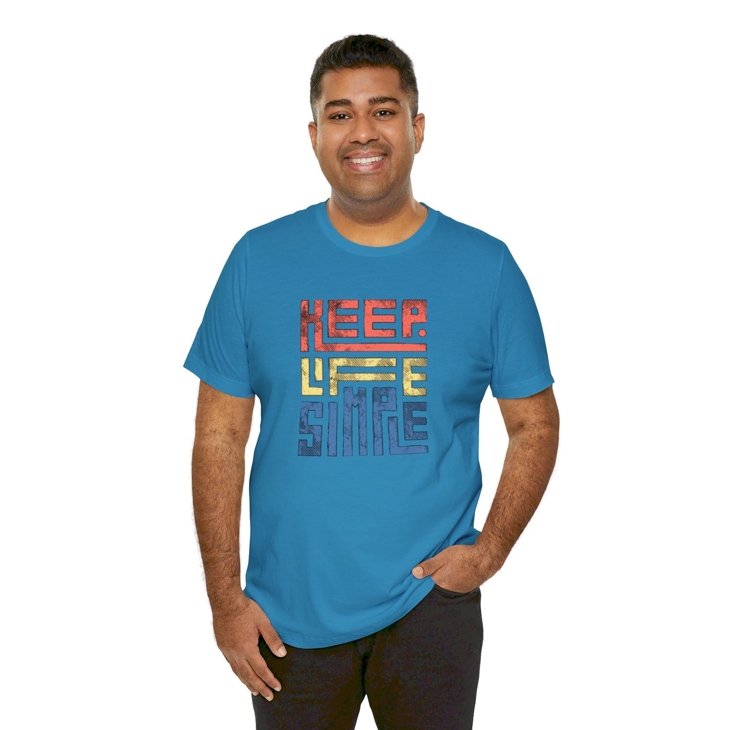 Keep Life Simple Unisex Jersey Short Sleeve Tee