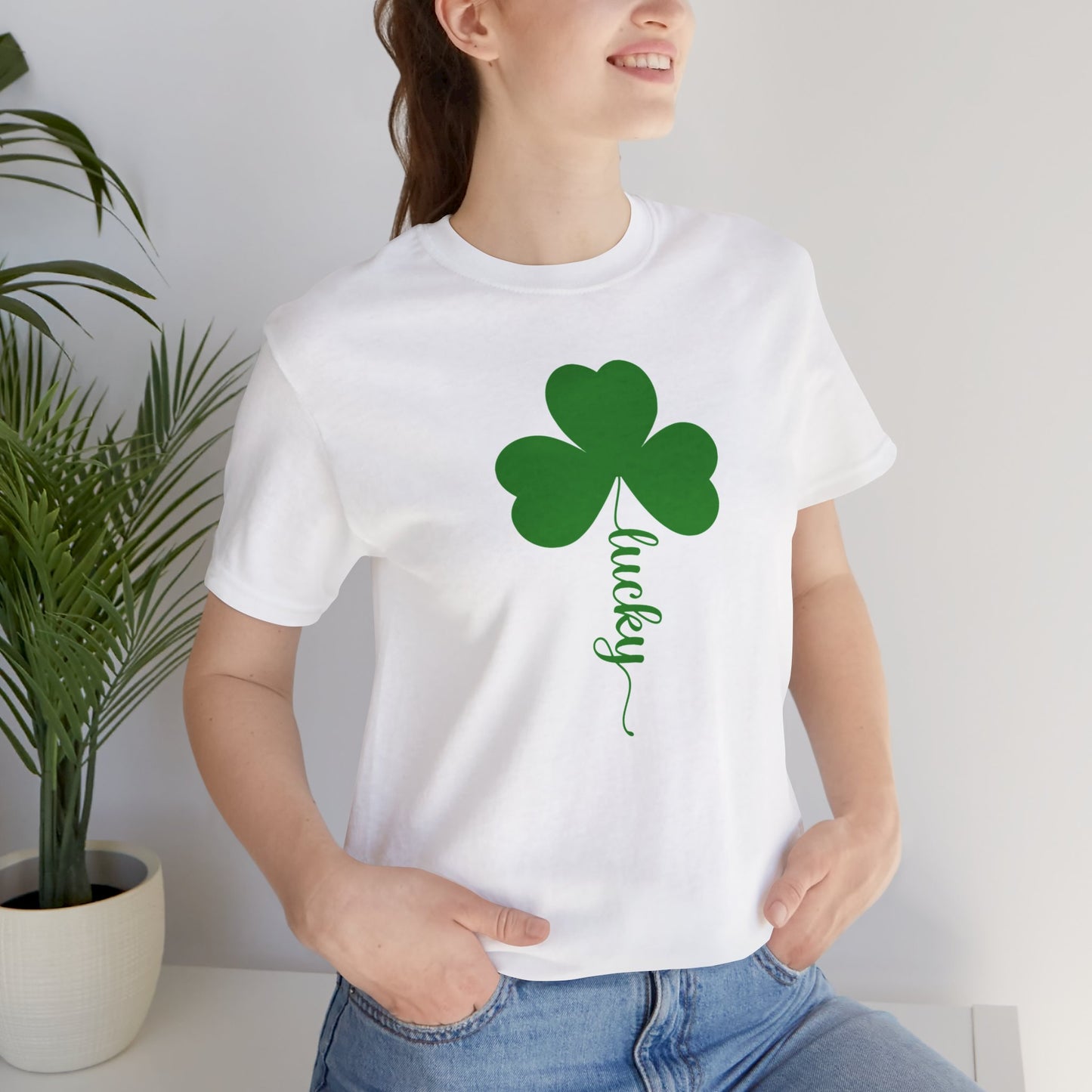 Clover/ Lucky Unisex Jersey Short Sleeve Tee