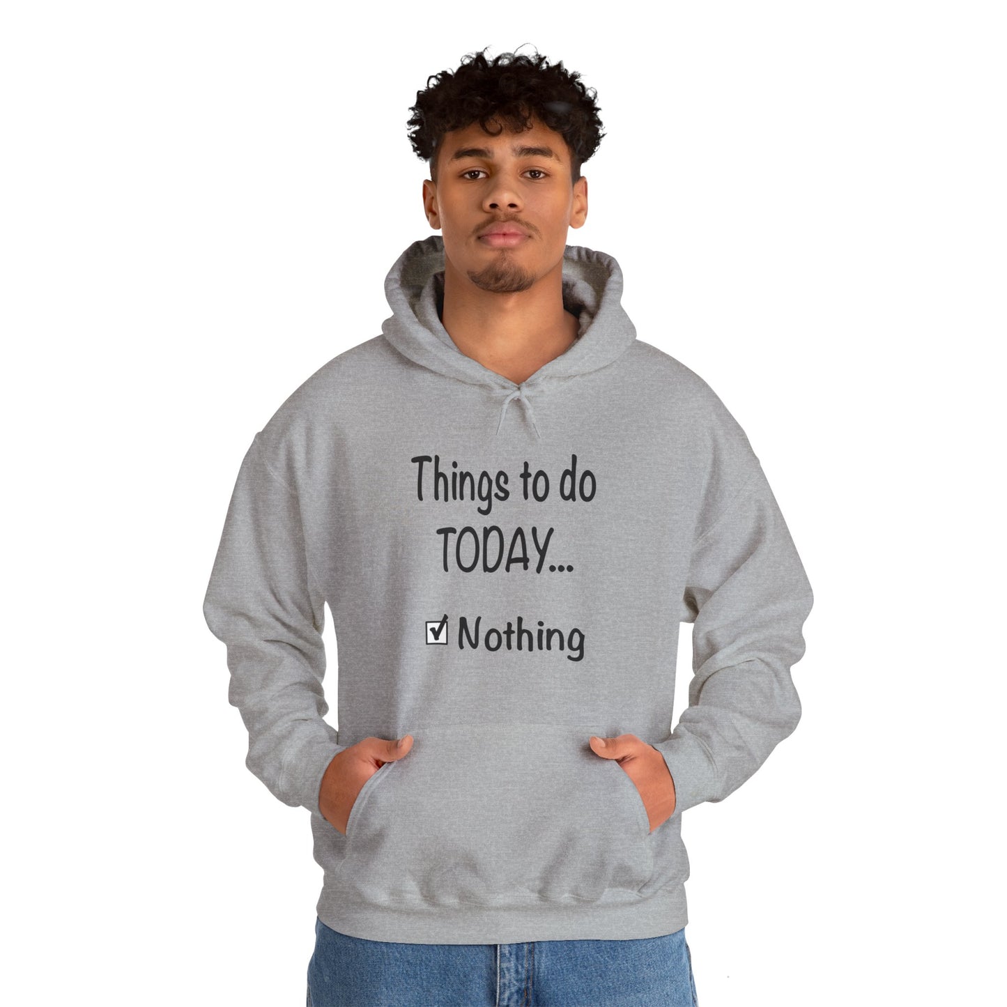 Things to Do Today Nothing Unisex Heavy Blend™ Hooded Sweatshirt