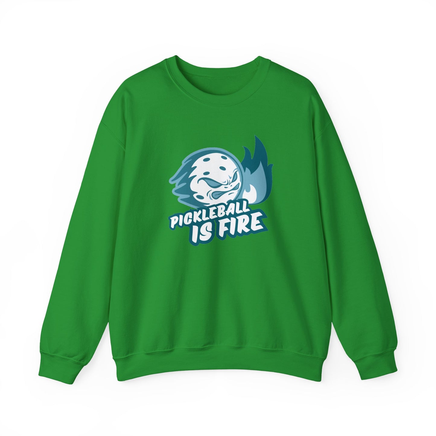 Pickleball is Fire Unisex Heavy Blend™ Crewneck Sweatshirt