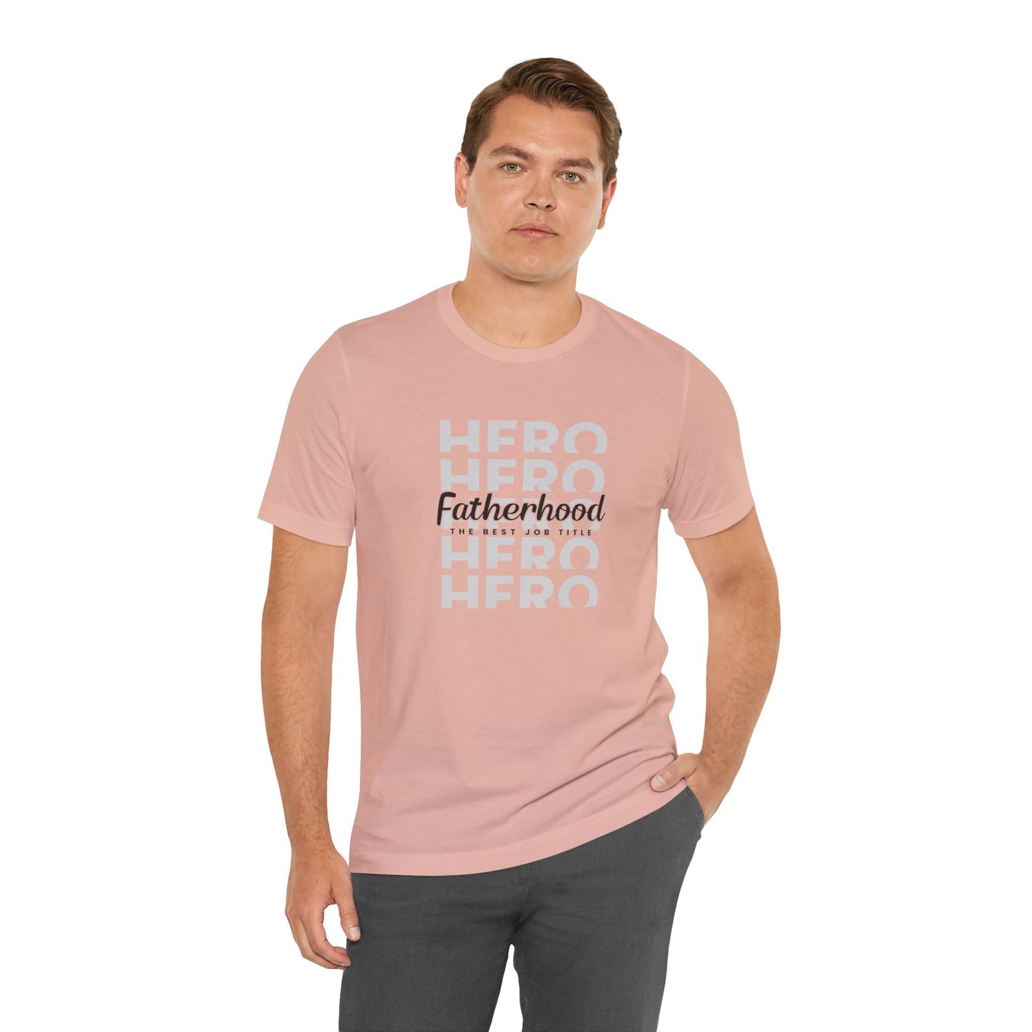 Dad/ Fatherhood Hero Unisex Jersey Short Sleeve Tee