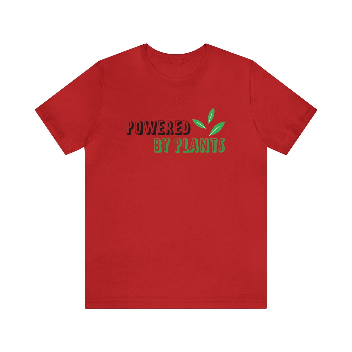 Powered By Plants Unisex Jersey Short Sleeve Tee