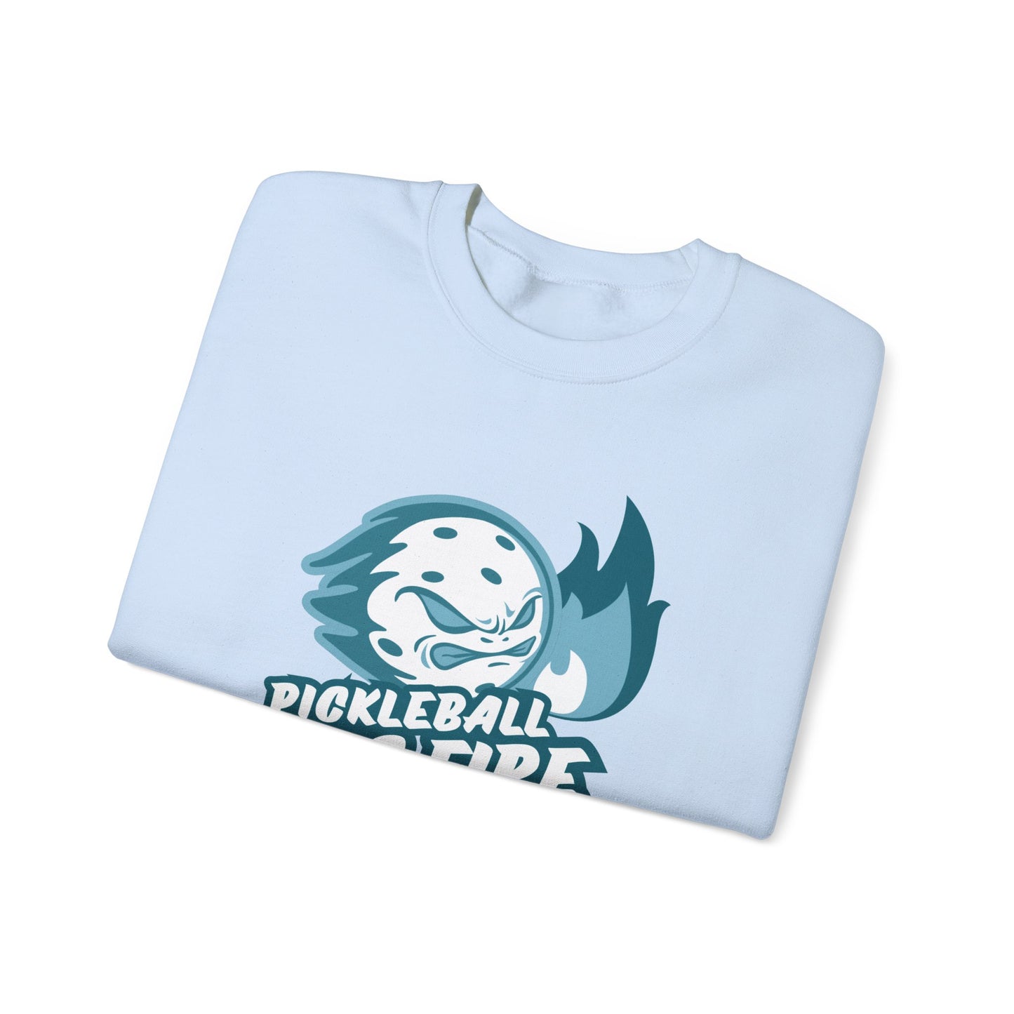 Pickleball is Fire Unisex Heavy Blend™ Crewneck Sweatshirt