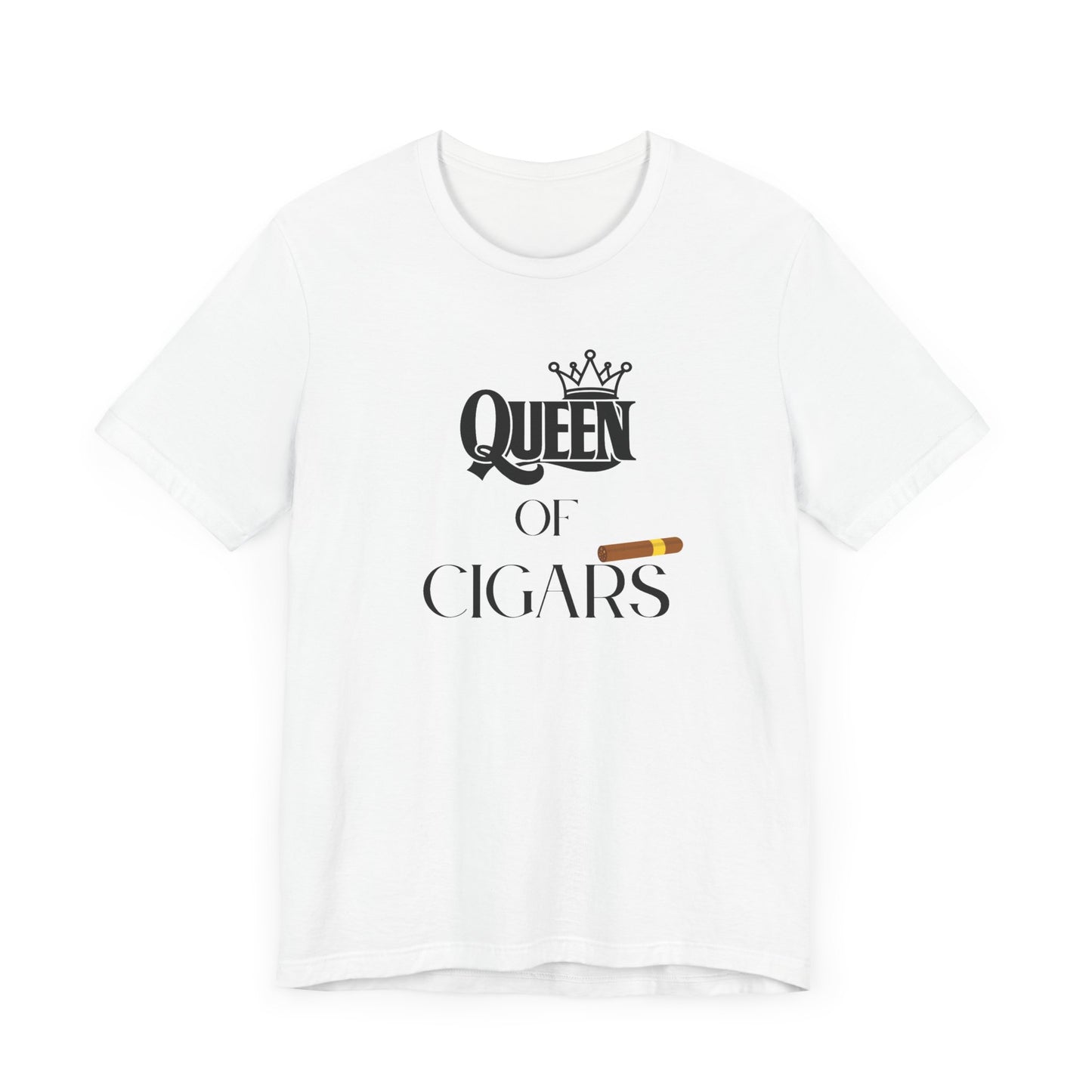 Cigars/ Queen of Cigars Unisex Jersey Short Sleeve Tee
