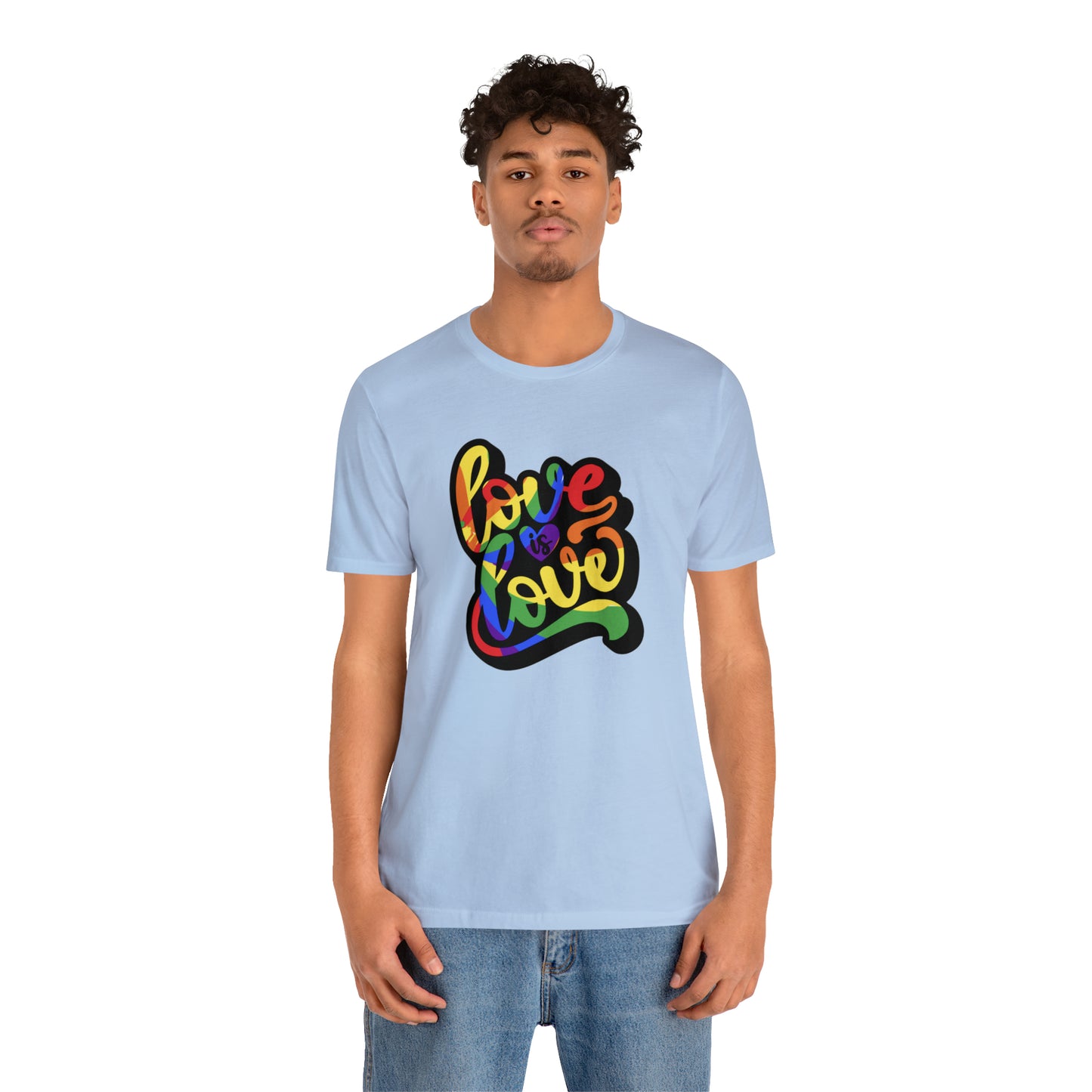 Love Is Love Unisex Jersey Short Sleeve Tee