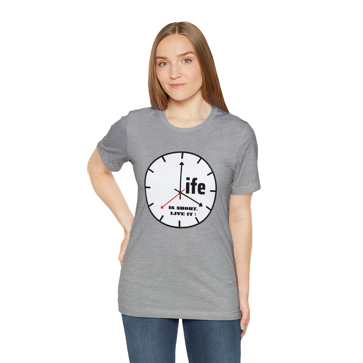 Life is To Short Live It Unisex Jersey Short Sleeve Tee