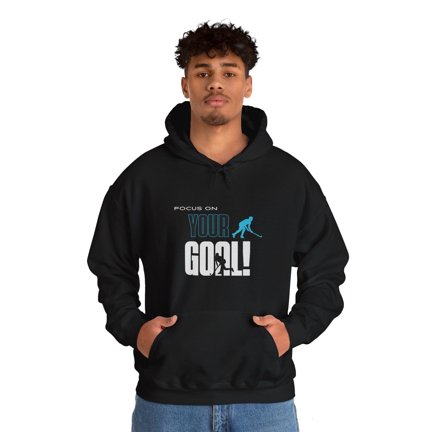 Focus On Your Goal Unisex Heavy Blend™ Hooded Sweatshirt