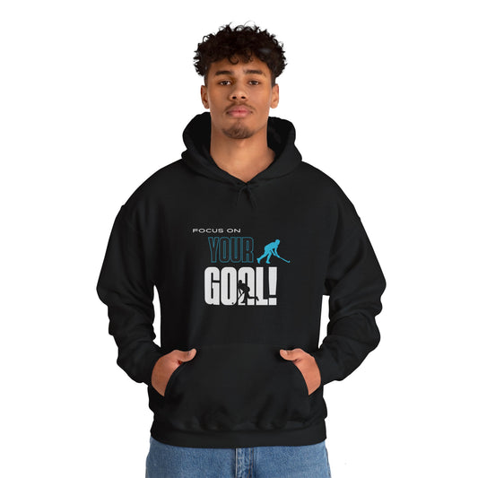 Focus On Your Goal Unisex Heavy Blend™ Hooded Sweatshirt