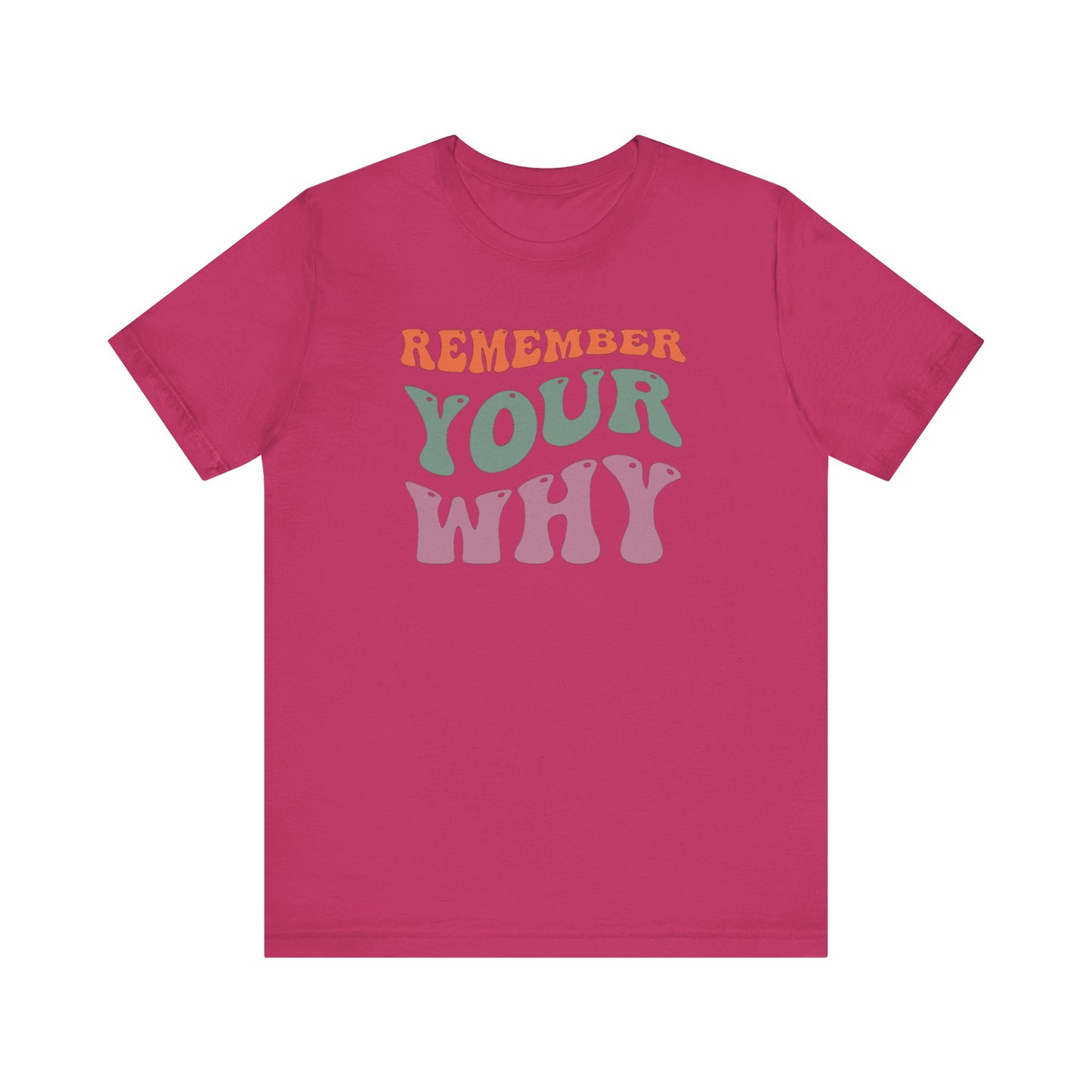 Remember Your Why Unisex Jersey Short Sleeve Tee