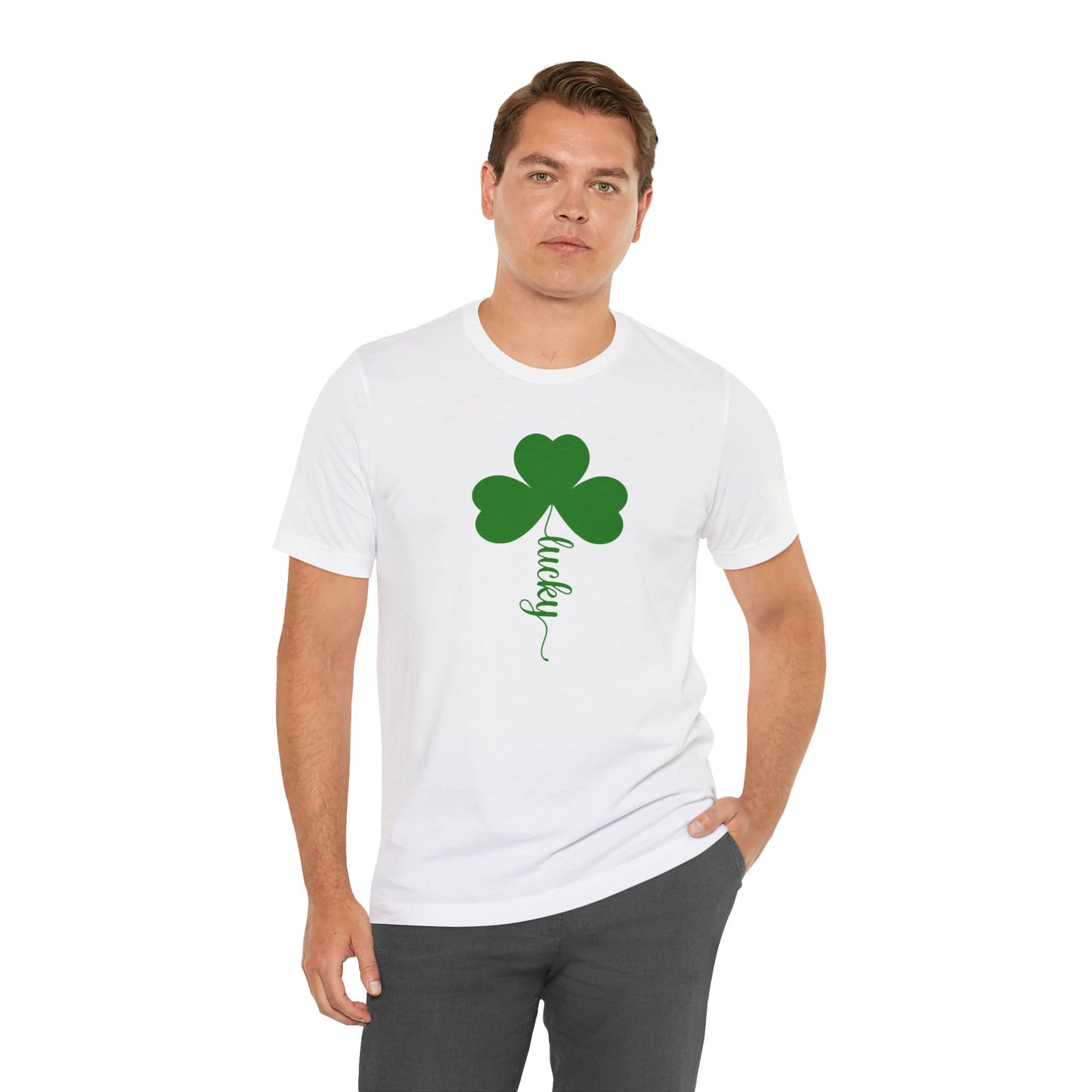 Clover/ Lucky Unisex Jersey Short Sleeve Tee