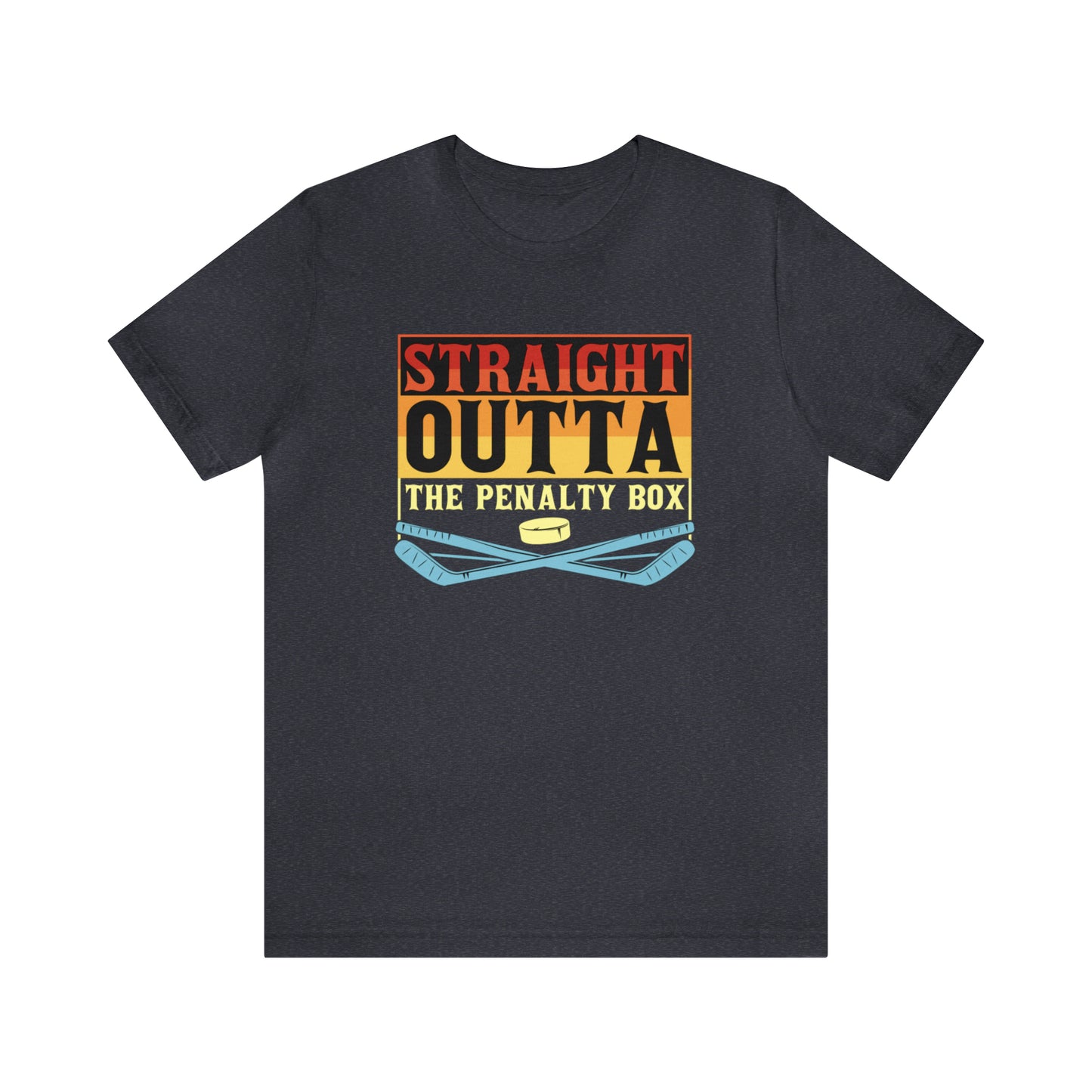 Straight Out The penalty Box Unisex Jersey Short Sleeve Tee