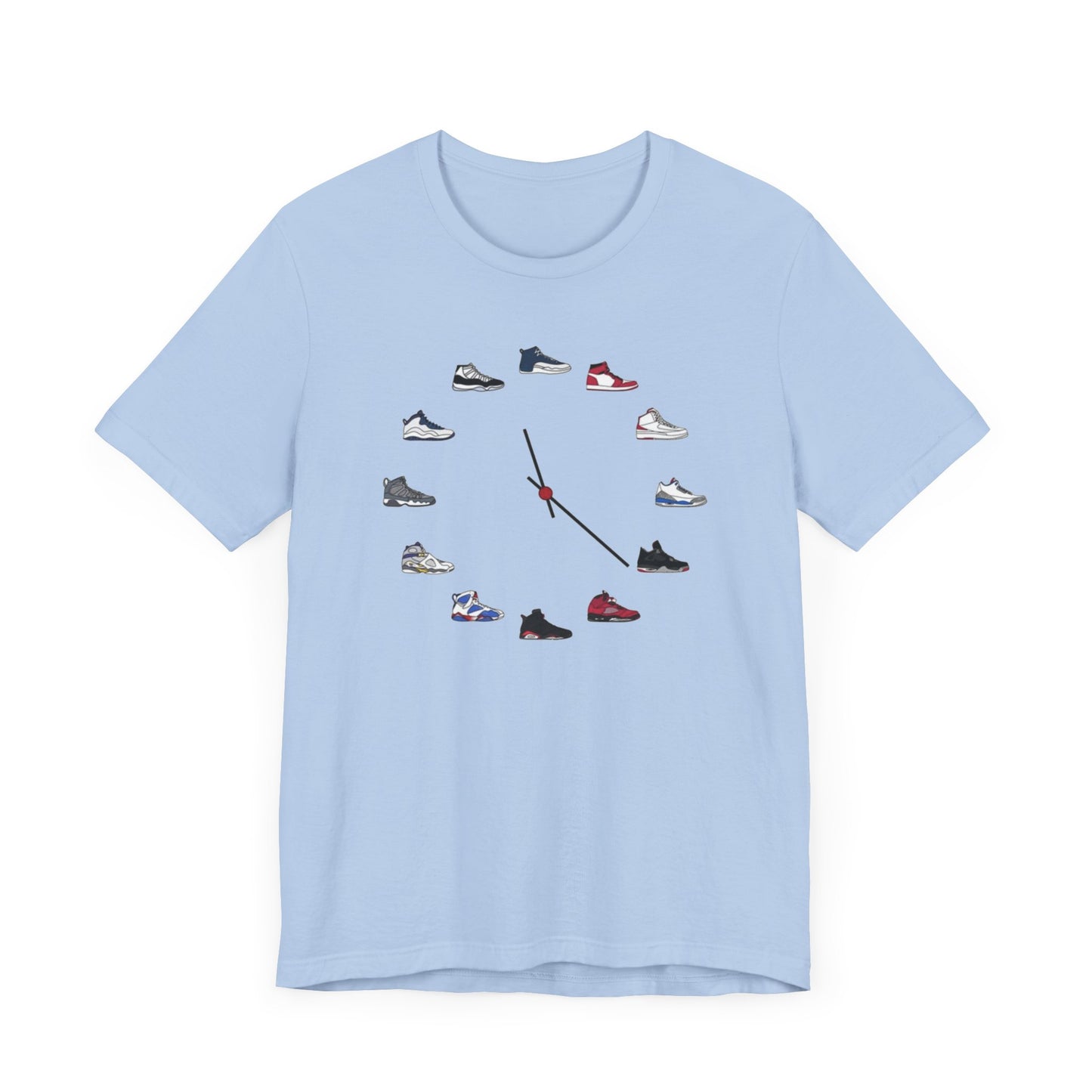 Shoe Clock Unisex Jersey Short Sleeve Tee