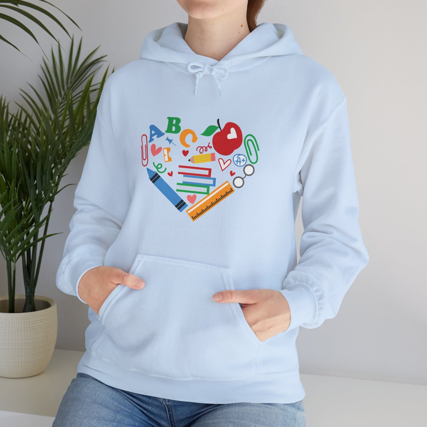 A,B,C, Unisex Heavy Blend™ Hooded Sweatshirt