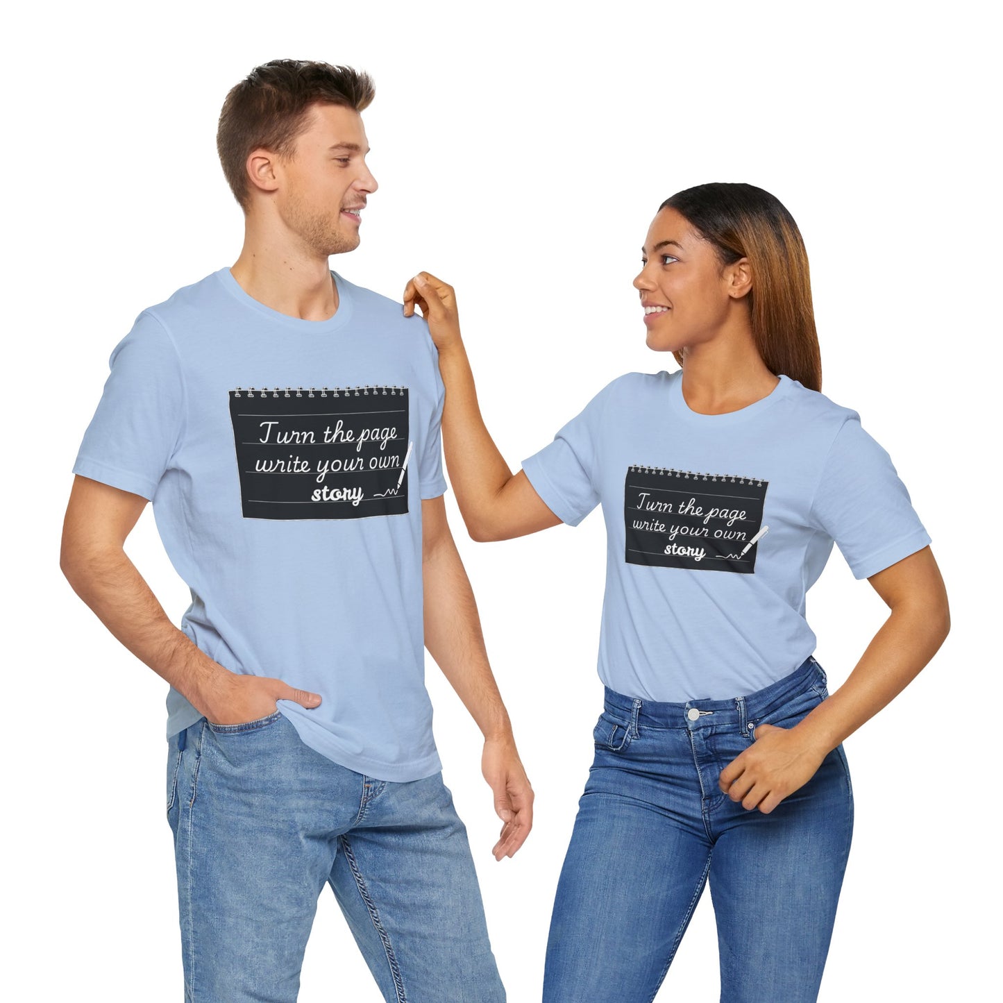 Turn the Page And Write Your Story Unisex Softstyle T-Shirt