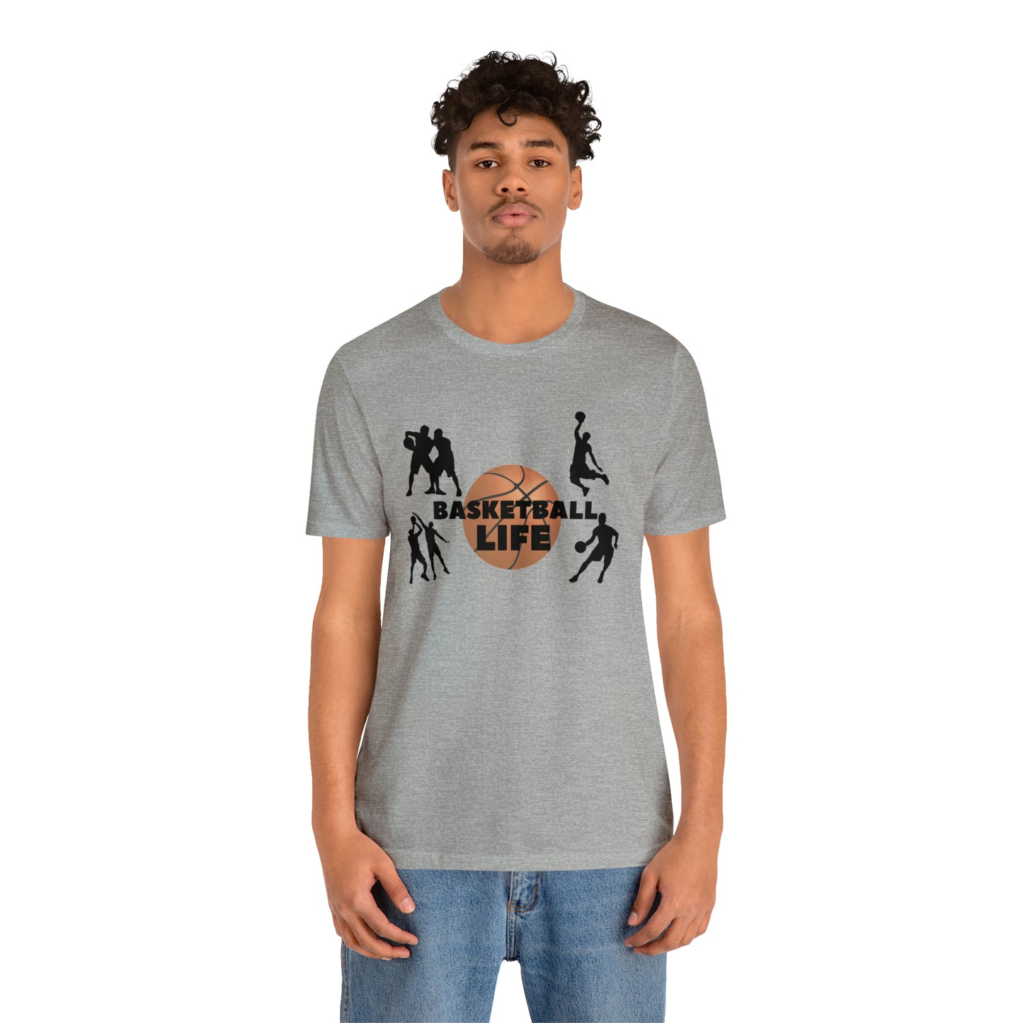 Basketball Life Unisex Jersey Short Sleeve Tee