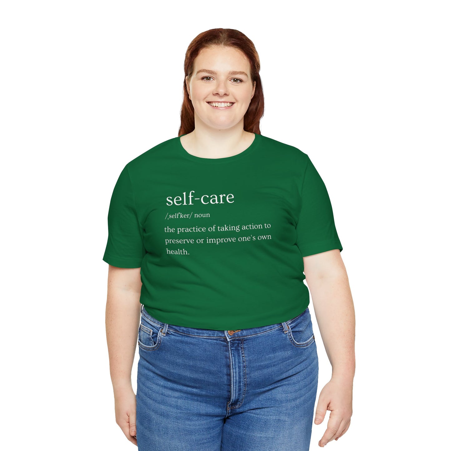 Self-Care Unisex Jersey Short Sleeve Tee