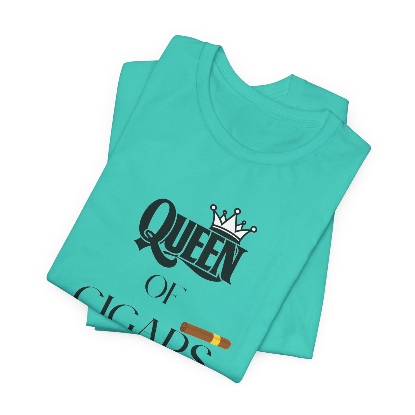 Cigars/ Queen of Cigars Unisex Jersey Short Sleeve Tee