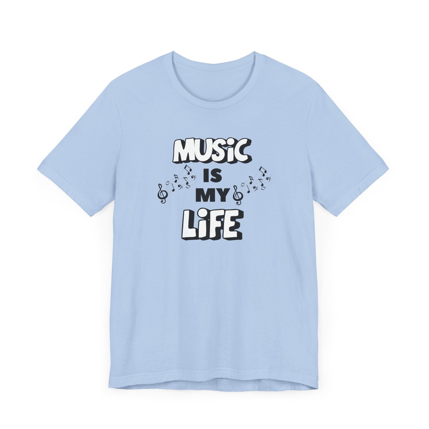 Music is My Life Unisex Jersey Short Sleeve Tee