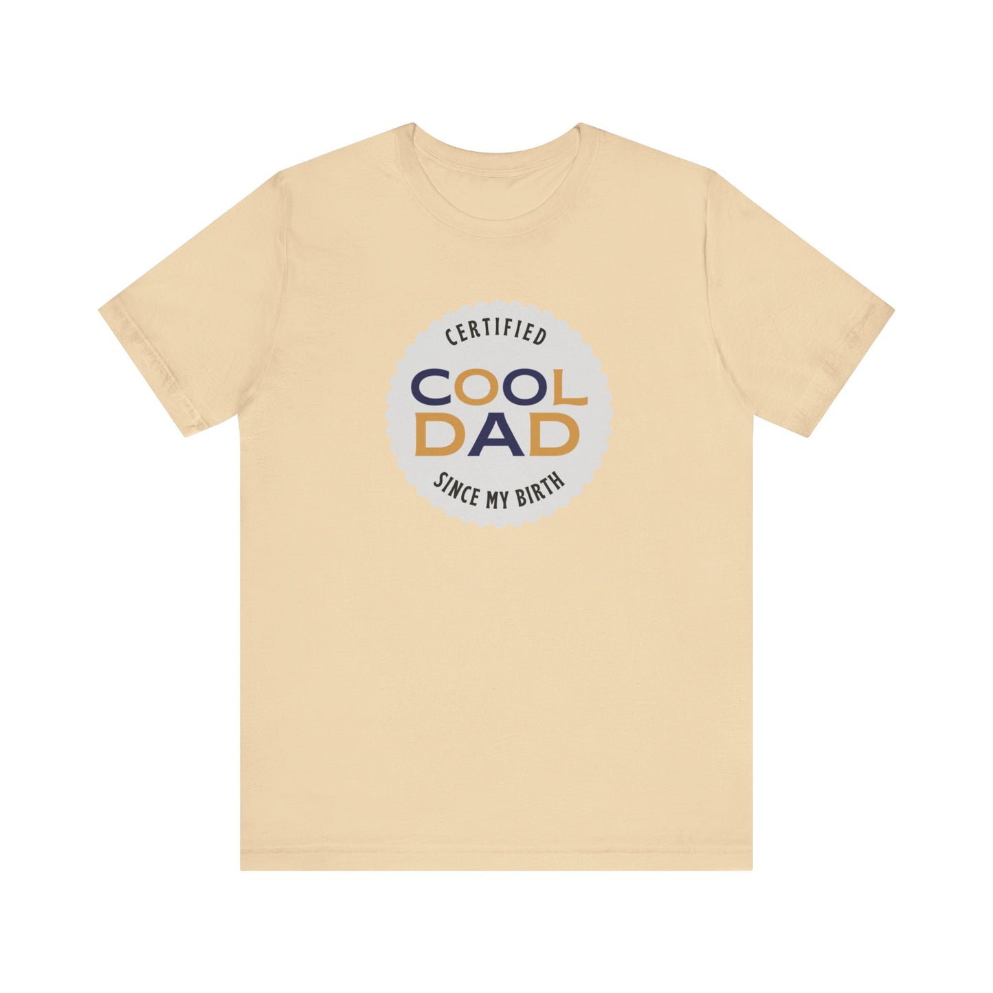 Certified Cool Dad Unisex Jersey Short Sleeve Tee