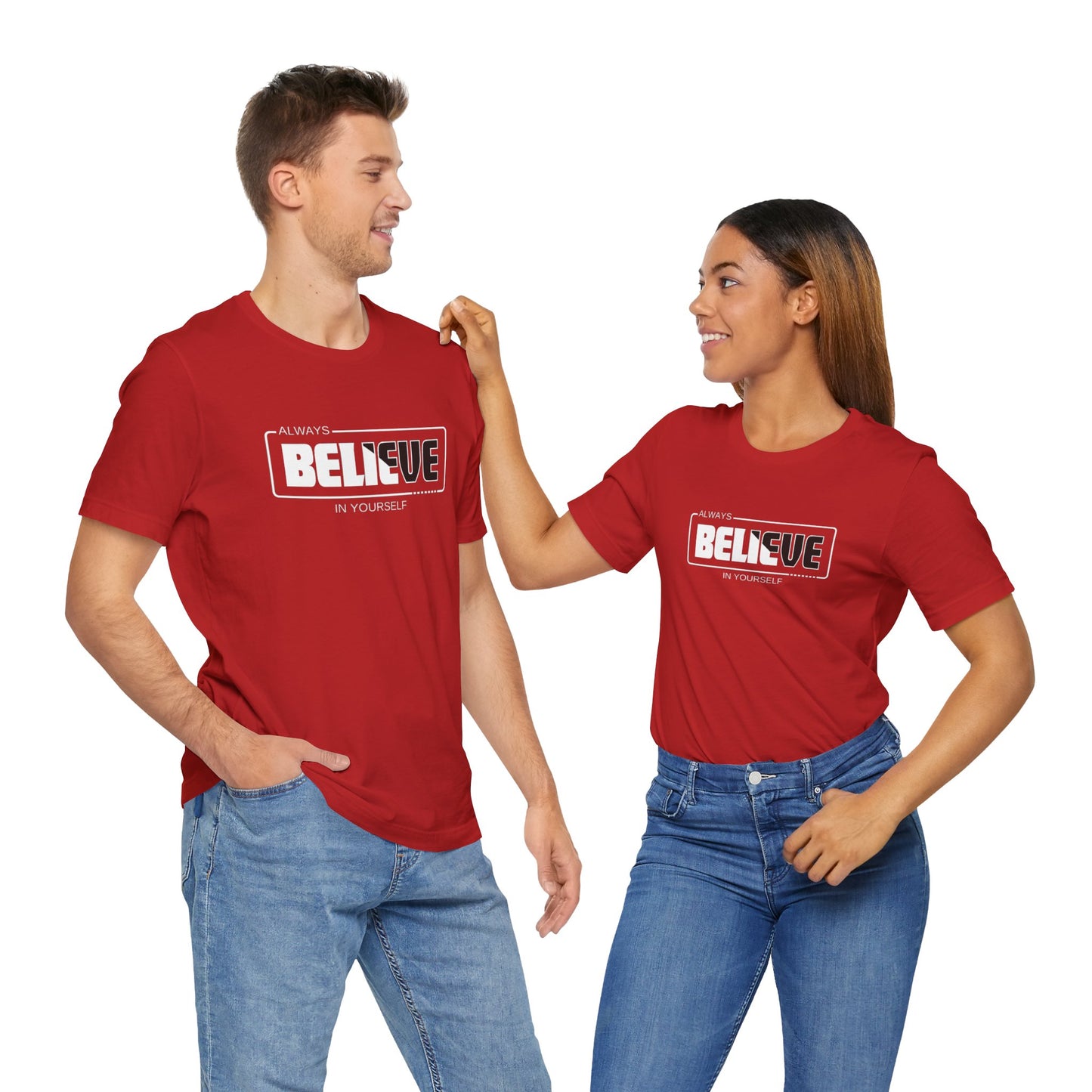 Believe In Yourself Unisex Jersey Short Sleeve Tee