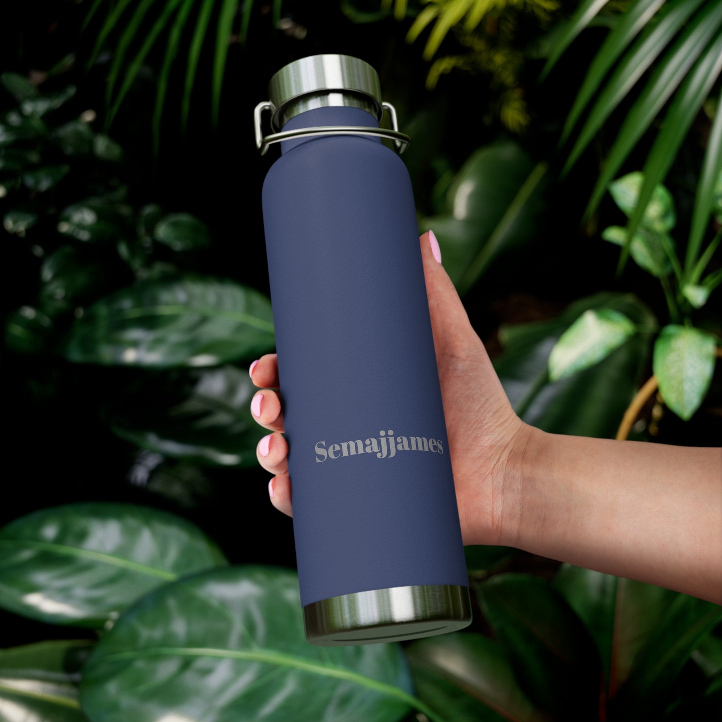 Semajjames Copper Vacuum Insulated Bottle, 22oz