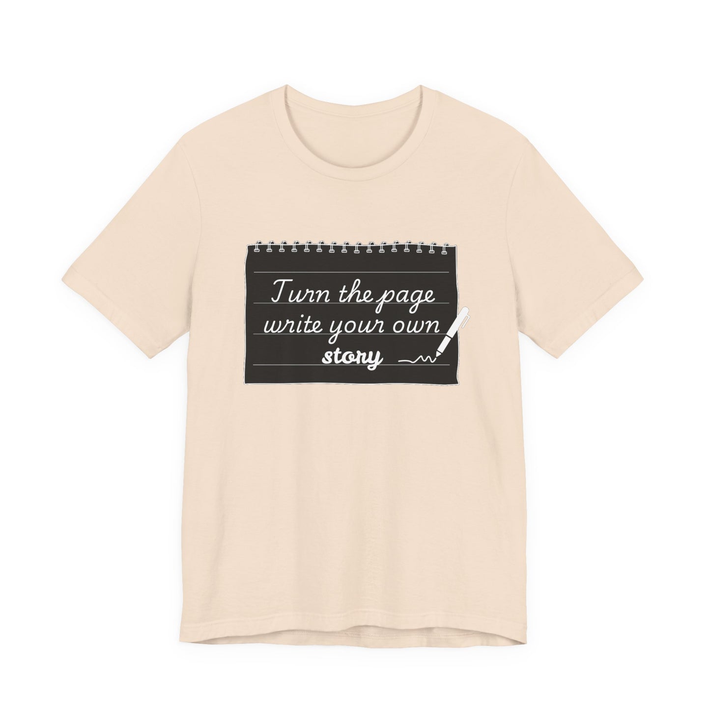 Turn the Page And Write Your Story Unisex Softstyle T-Shirt