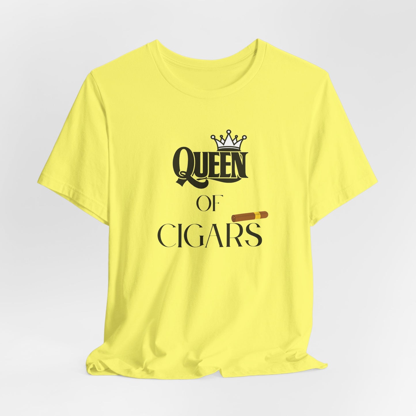 Cigars/ Queen of Cigars Unisex Jersey Short Sleeve Tee