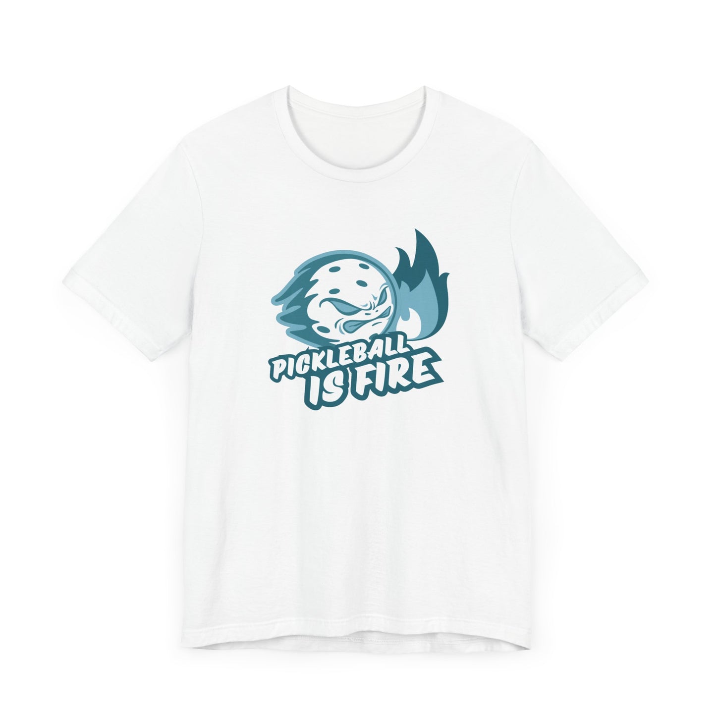 Pickleball Is Fire Unisex Jersey Short Sleeve Tee