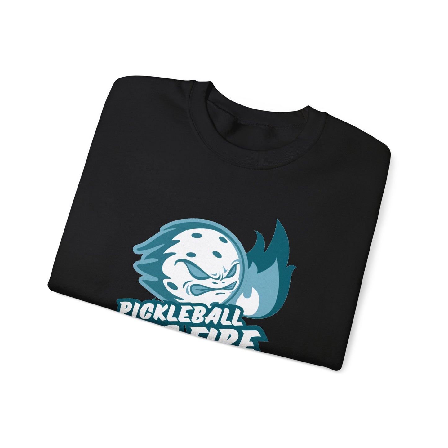 Pickleball is Fire Unisex Heavy Blend™ Crewneck Sweatshirt