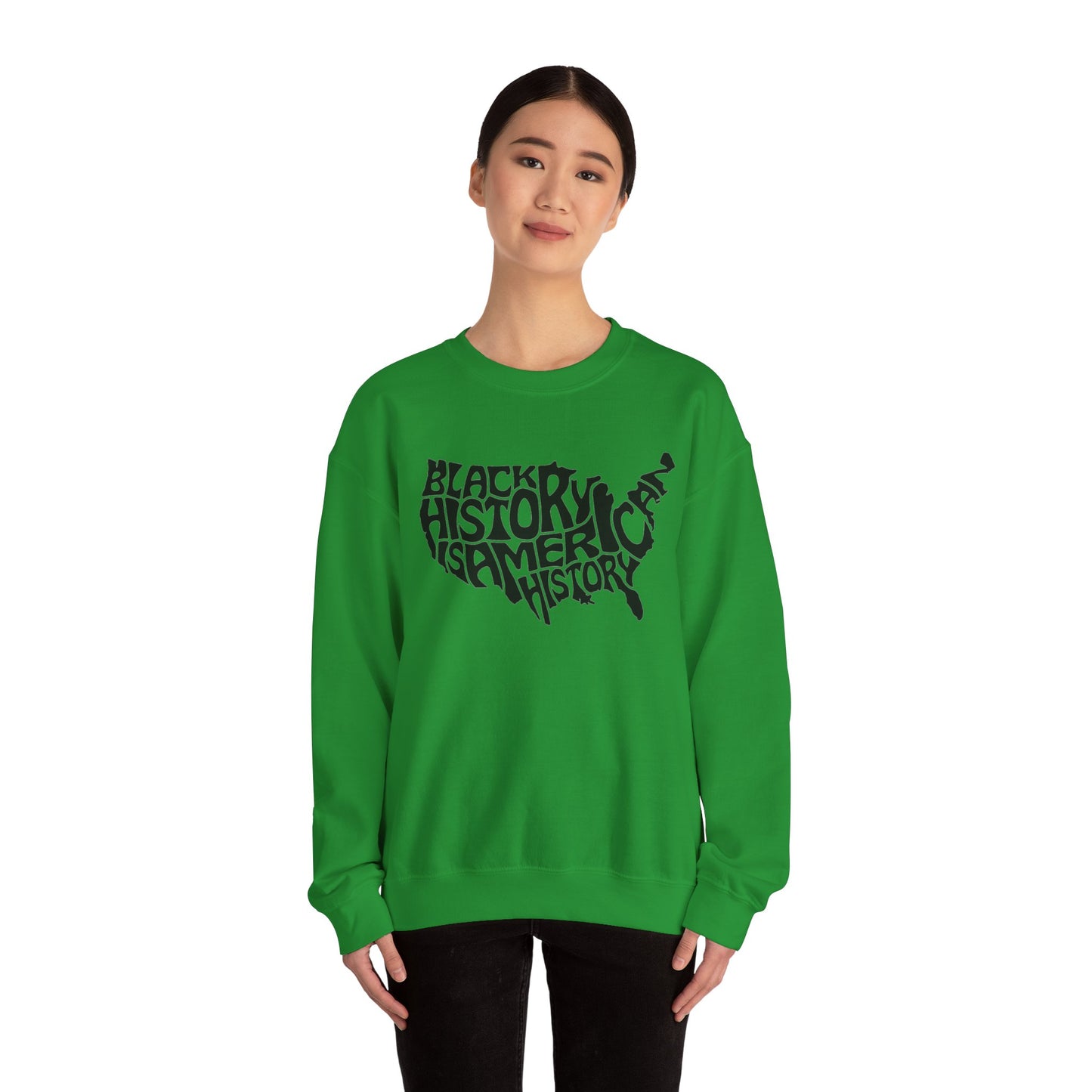 Black History Unisex Heavy Blend™ Crewneck Sweatshirt