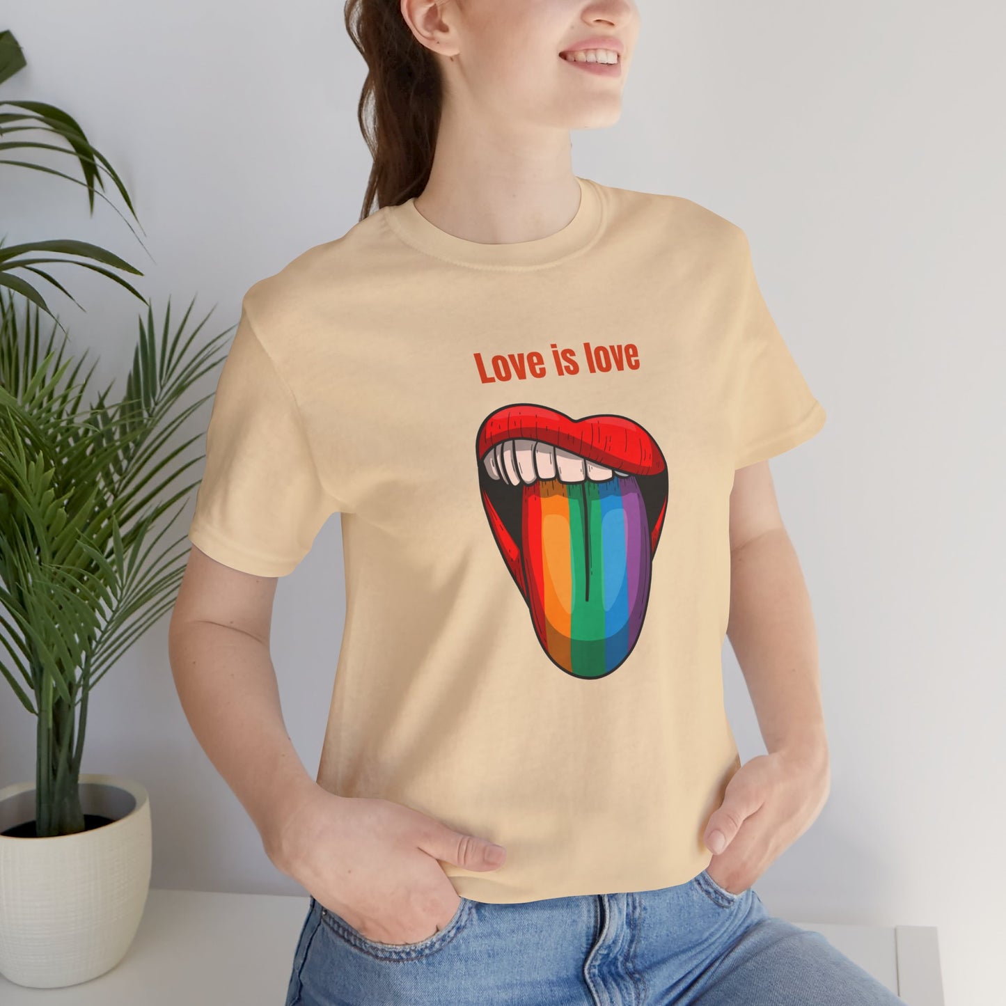 Love Is Love Unisex Jersey Short Sleeve Tee