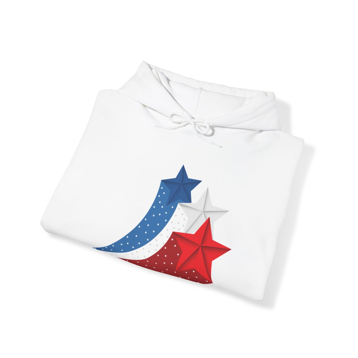 Red White Blue Stars Unisex Heavy Blend™ Hooded Sweatshirt