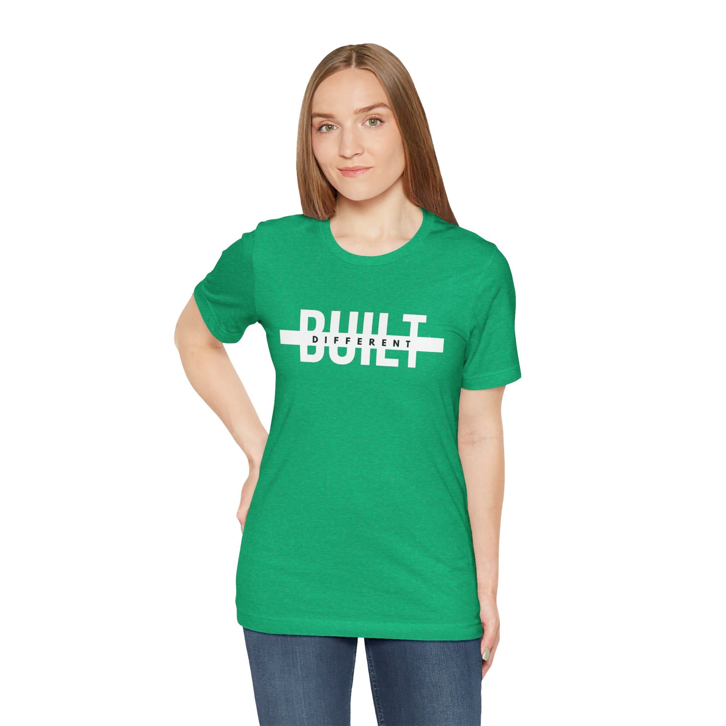 Built Different Unisex Jersey Short Sleeve Tee